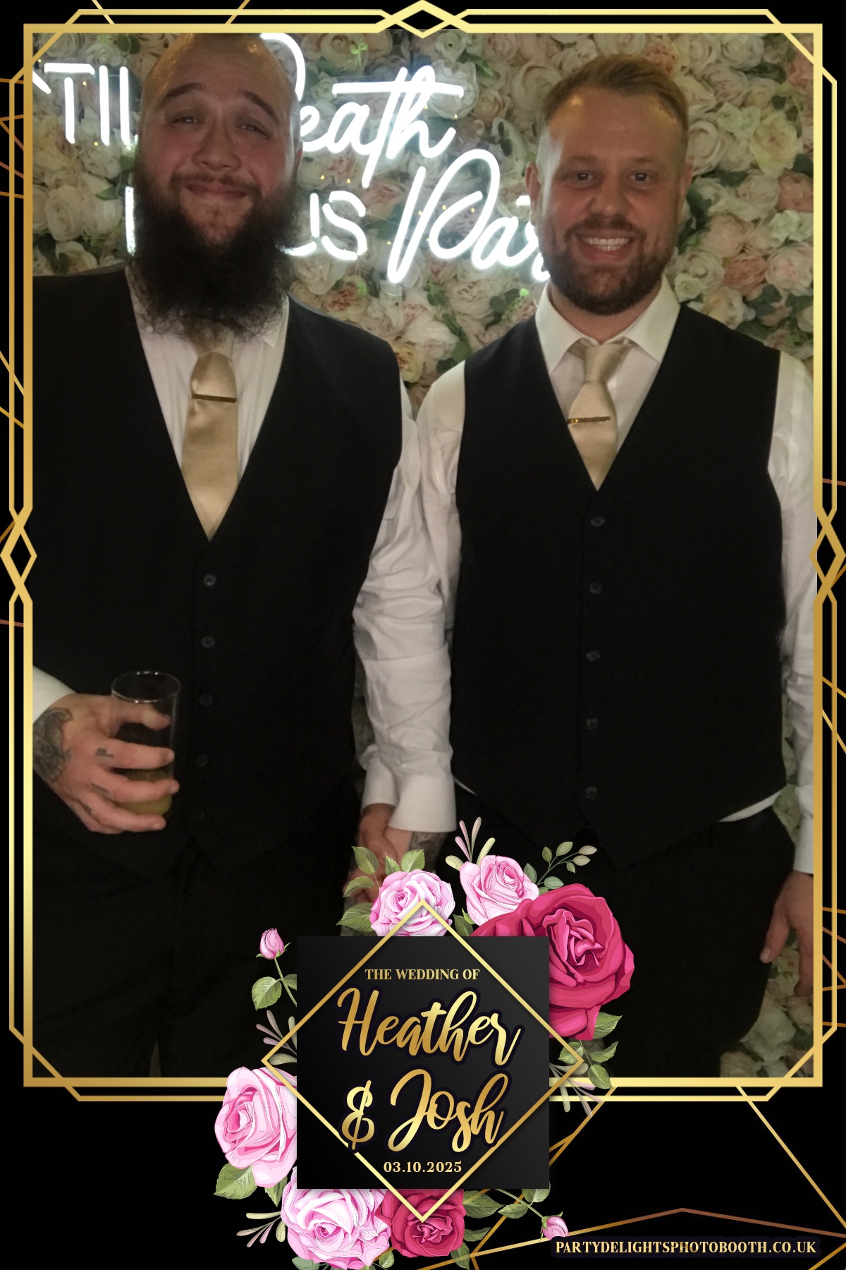 Heather and Josh's Wedding | View more photos from the event at gallery.partydelightsphotobooth.co.uk/u/PartyDelightsPhotoBooth/Heather-and-Joshs-Wedding