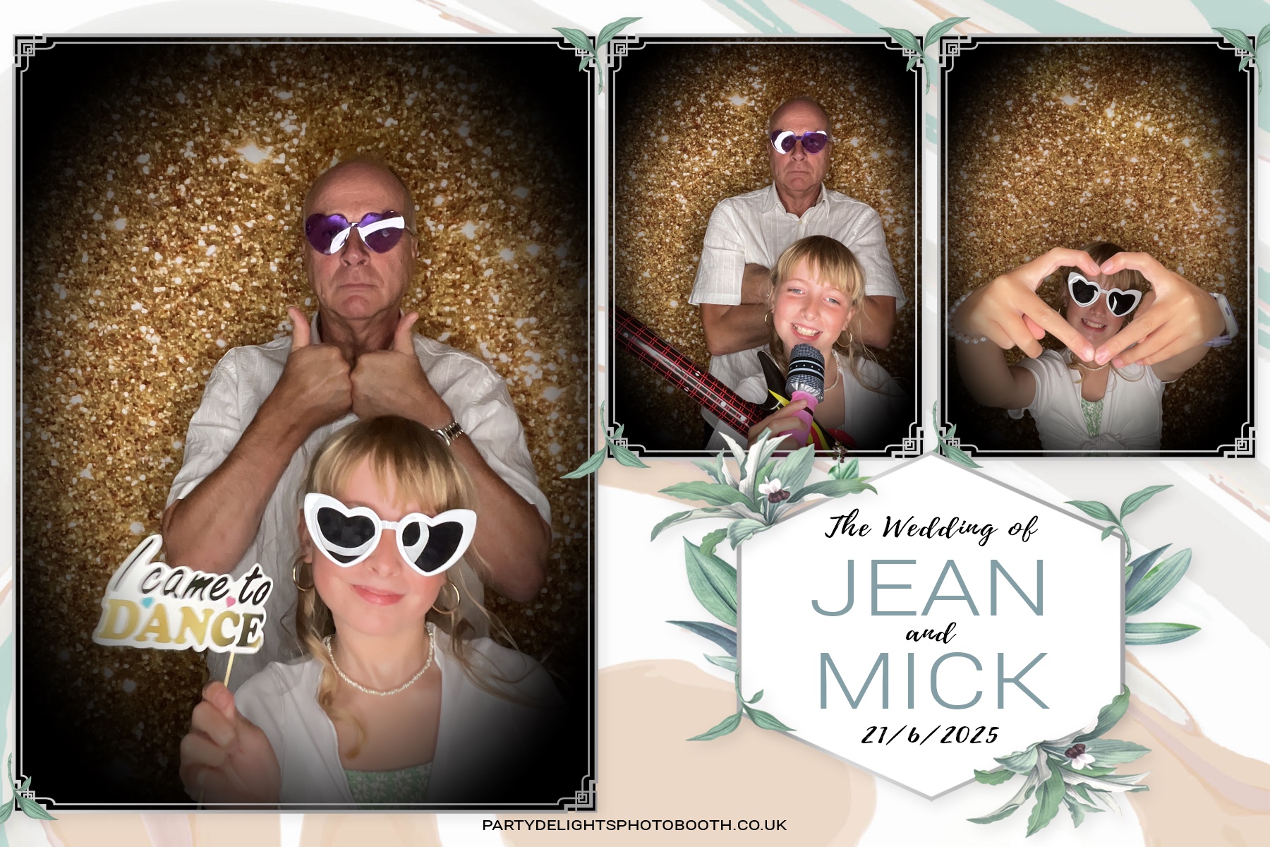 Jean and Mick’s wedding | View more photos from the event at gallery.partydelightsphotobooth.co.uk/u/PartyDelightsPhotoBooth/Jean-and-Mick’s-wedding