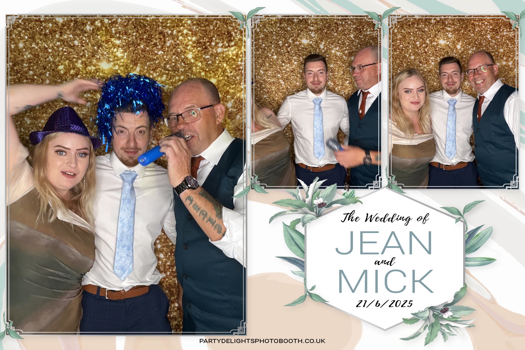 Jean and Mick’s wedding | View more photos from the event at gallery.partydelightsphotobooth.co.uk/u/PartyDelightsPhotoBooth/Jean-and-Mick’s-wedding