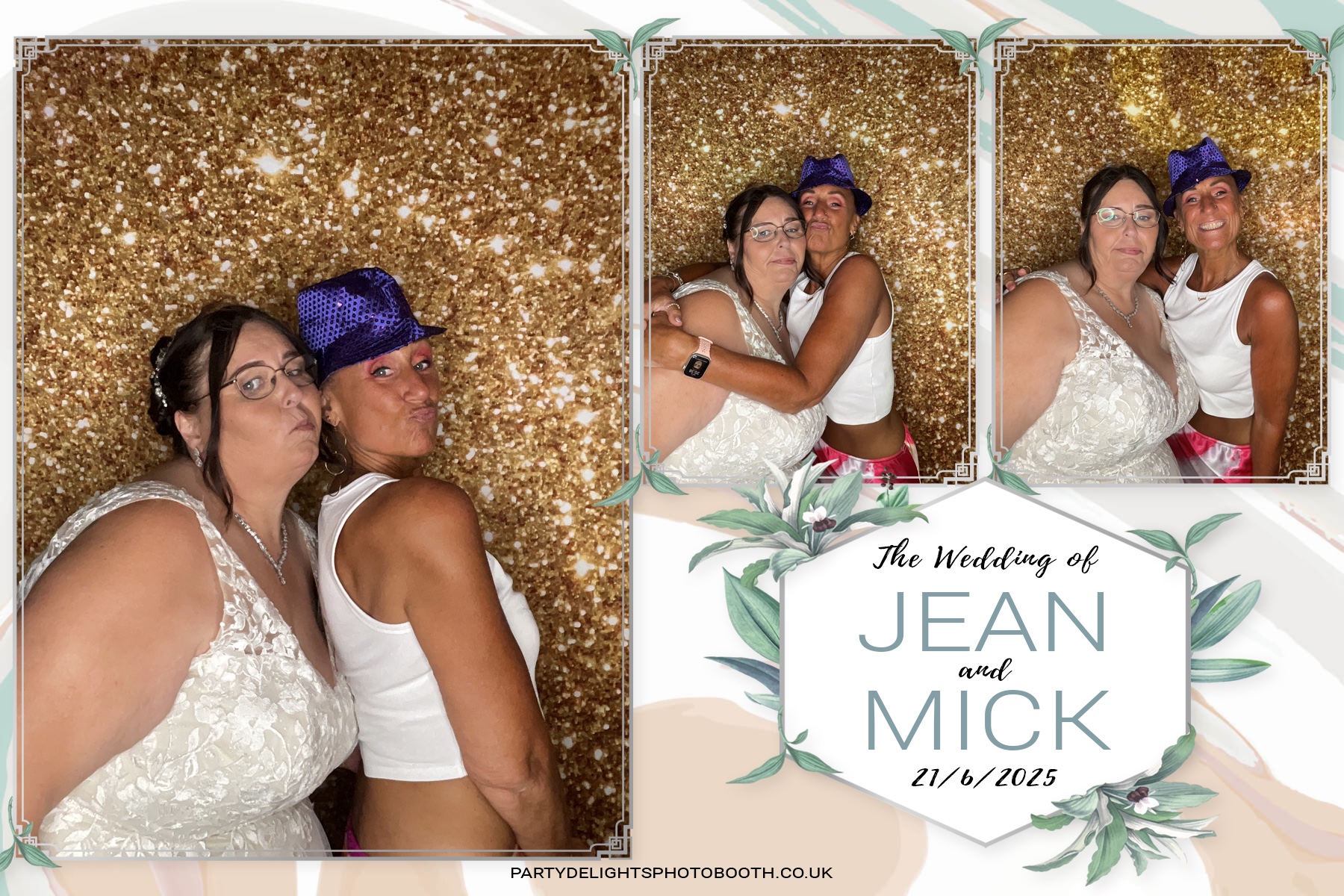 Jean and Mick’s wedding | View more photos from the event at gallery.partydelightsphotobooth.co.uk/u/PartyDelightsPhotoBooth/Jean-and-Mick’s-wedding