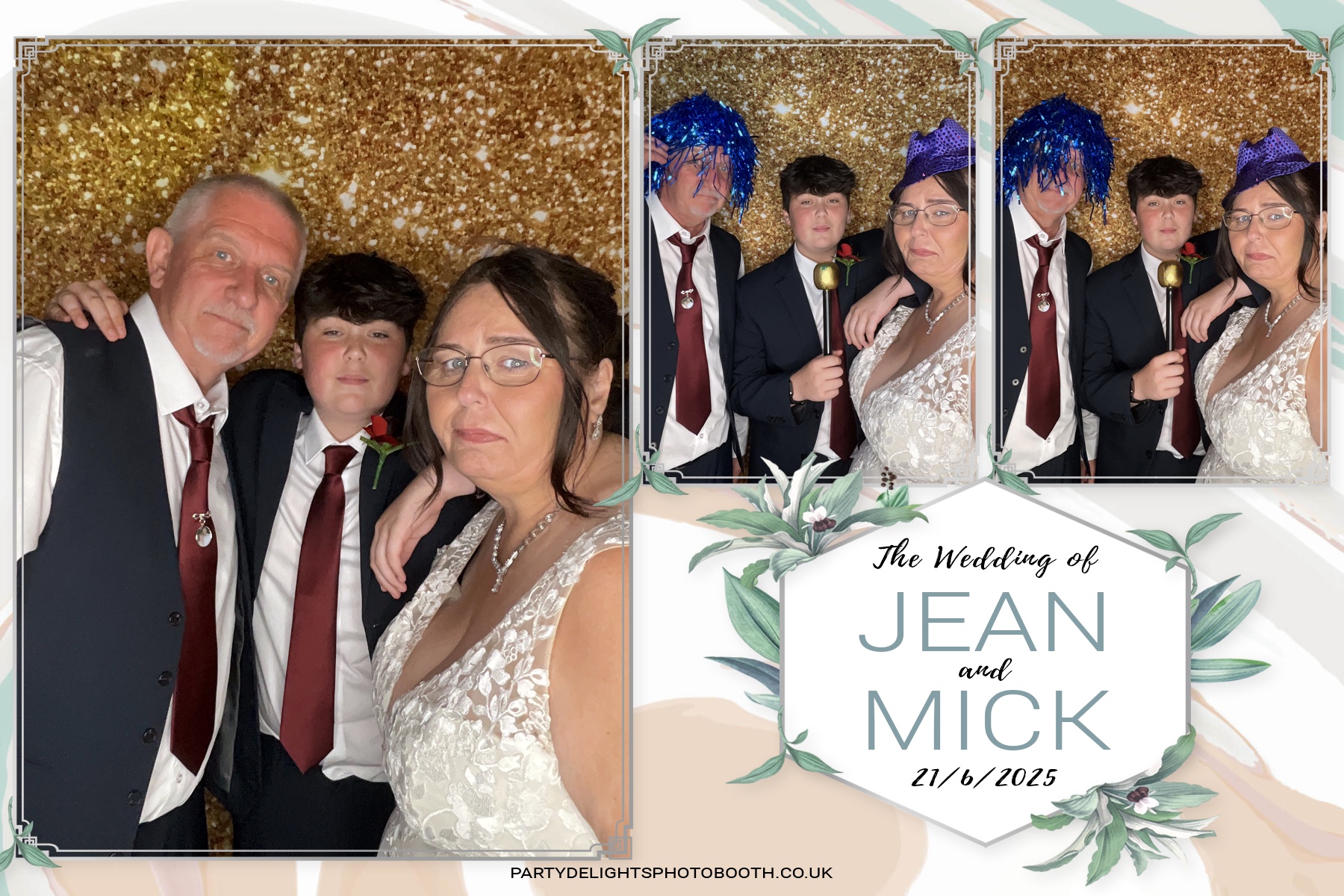 Jean and Mick’s wedding | View more photos from the event at gallery.partydelightsphotobooth.co.uk/u/PartyDelightsPhotoBooth/Jean-and-Mick’s-wedding