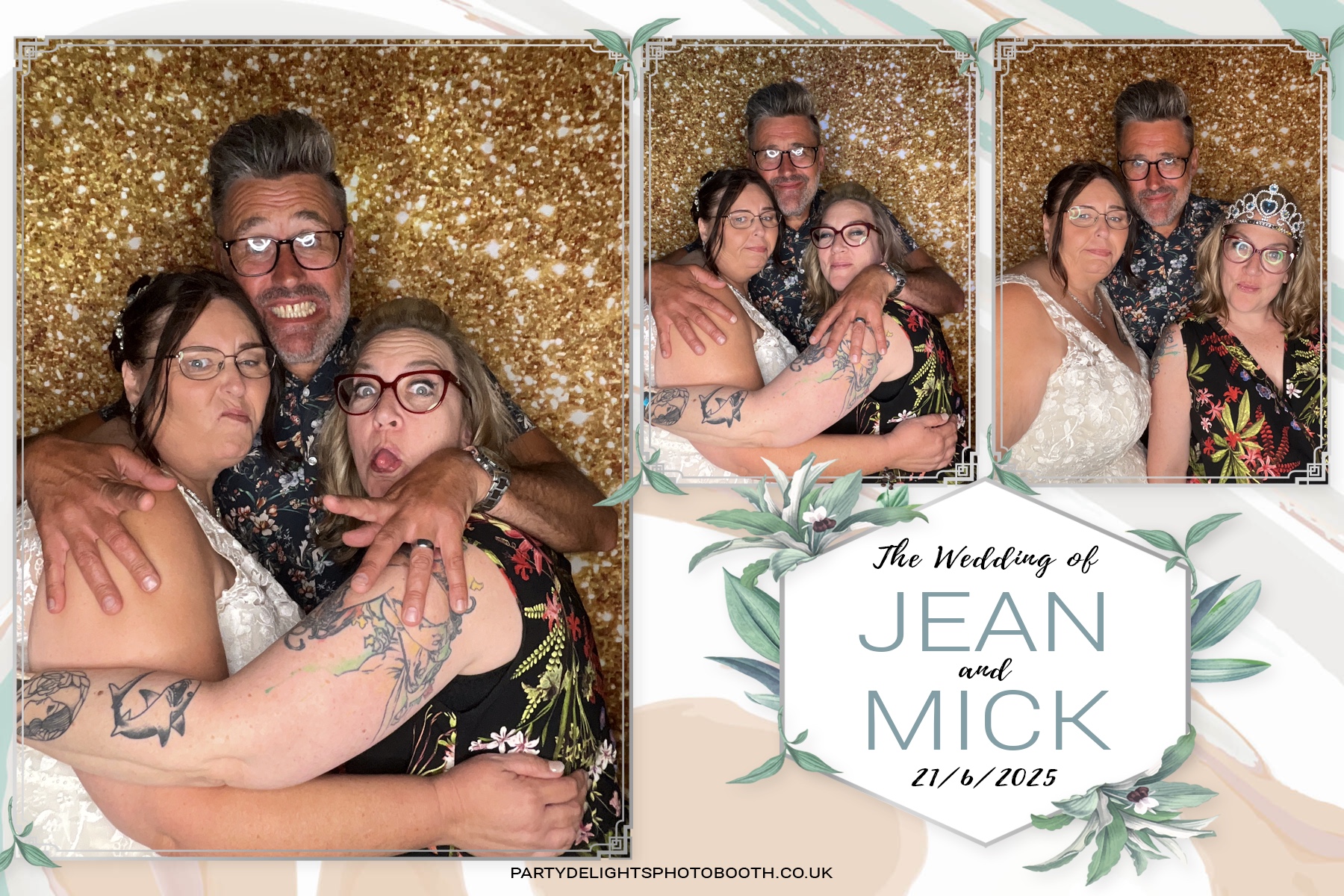 Jean and Mick’s wedding | View more photos from the event at gallery.partydelightsphotobooth.co.uk/u/PartyDelightsPhotoBooth/Jean-and-Mick’s-wedding