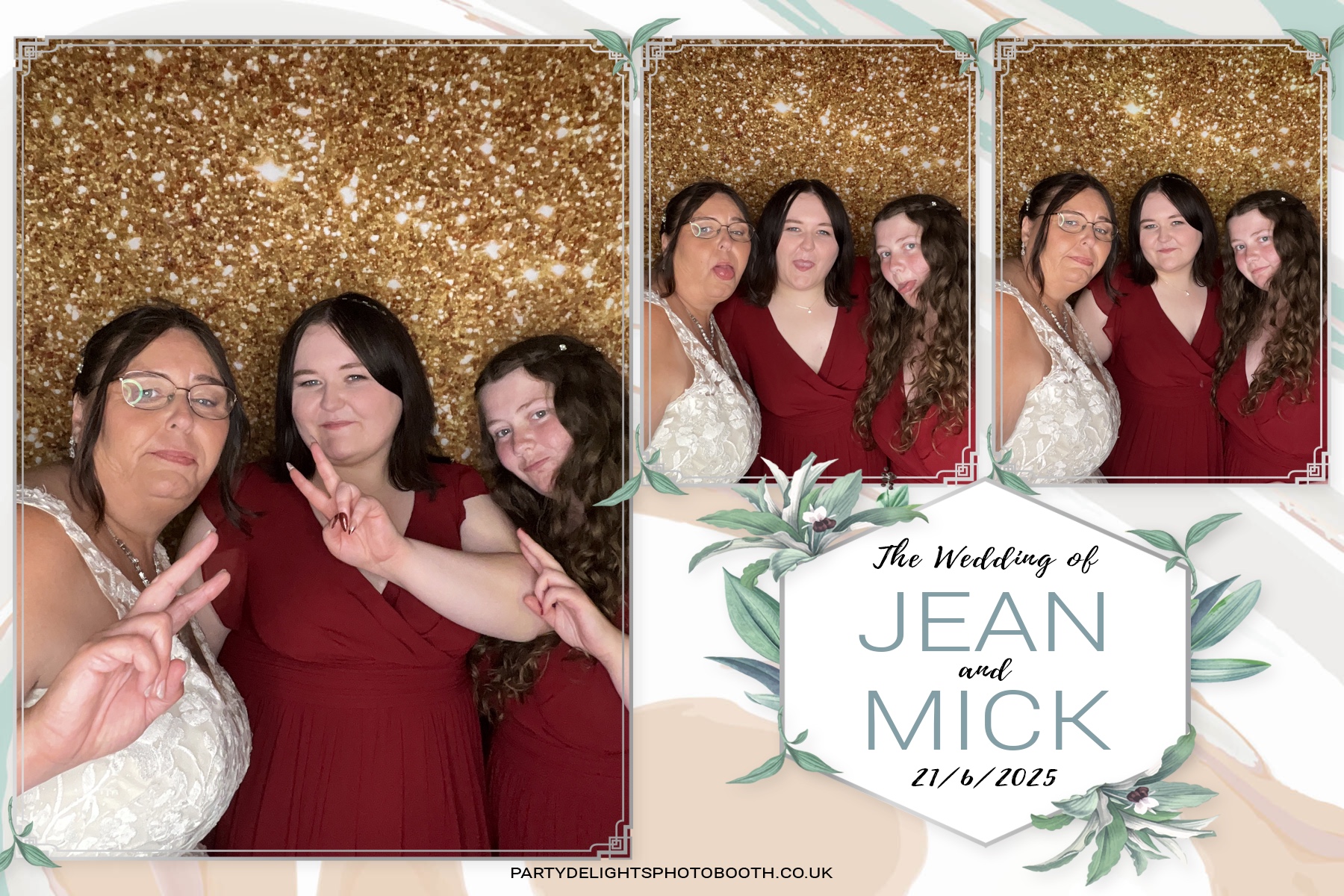 Jean and Mick’s wedding | View more photos from the event at gallery.partydelightsphotobooth.co.uk/u/PartyDelightsPhotoBooth/Jean-and-Mick’s-wedding