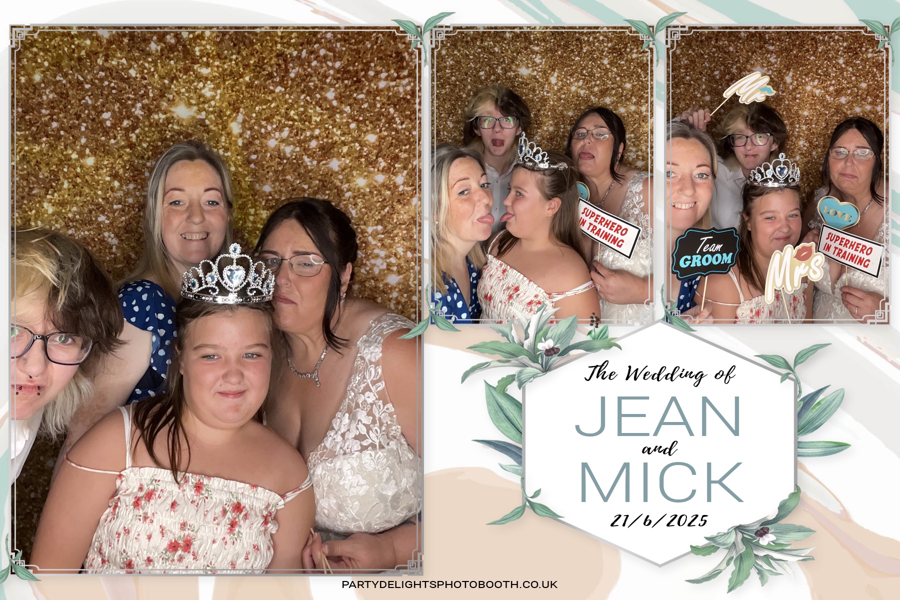 Jean and Mick’s wedding | View more photos from the event at gallery.partydelightsphotobooth.co.uk/u/PartyDelightsPhotoBooth/Jean-and-Mick’s-wedding
