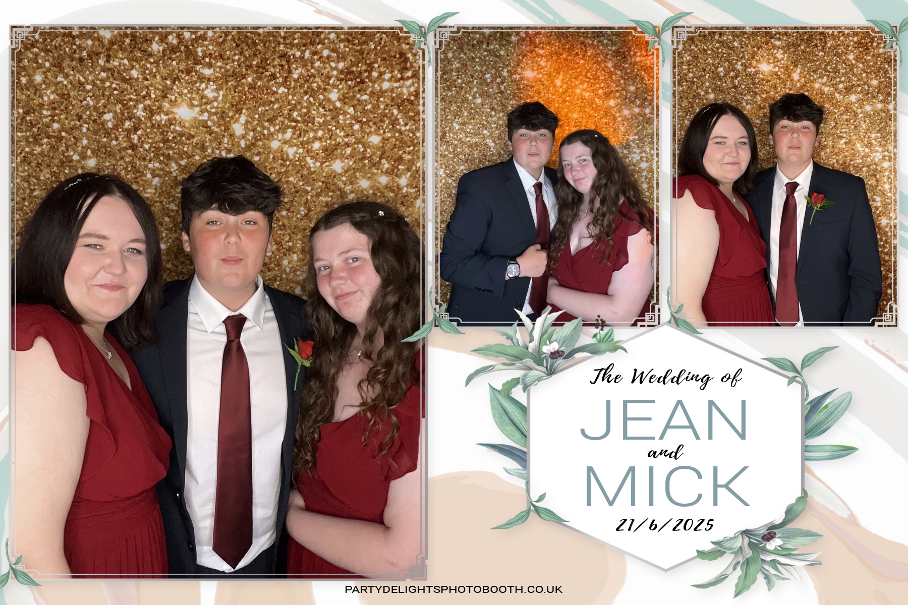 Jean and Mick’s wedding | View more photos from the event at gallery.partydelightsphotobooth.co.uk/u/PartyDelightsPhotoBooth/Jean-and-Mick’s-wedding