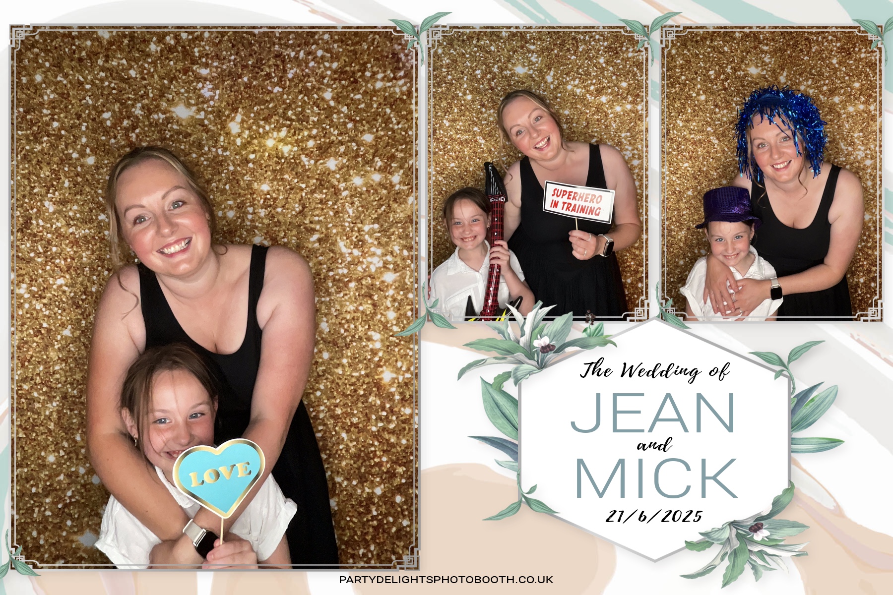 Jean and Mick’s wedding | View more photos from the event at gallery.partydelightsphotobooth.co.uk/u/PartyDelightsPhotoBooth/Jean-and-Mick’s-wedding