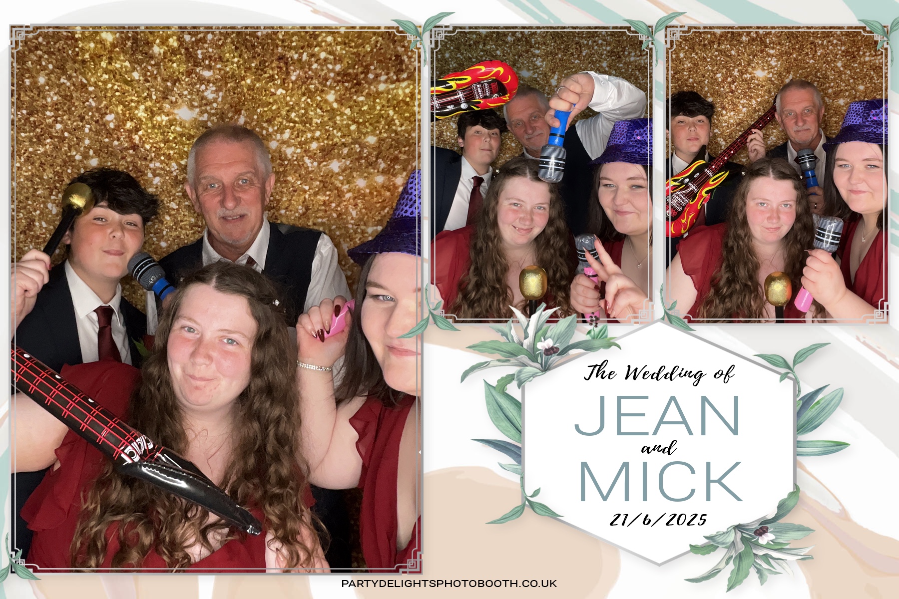 Jean and Mick’s wedding | View more photos from the event at gallery.partydelightsphotobooth.co.uk/u/PartyDelightsPhotoBooth/Jean-and-Mick’s-wedding