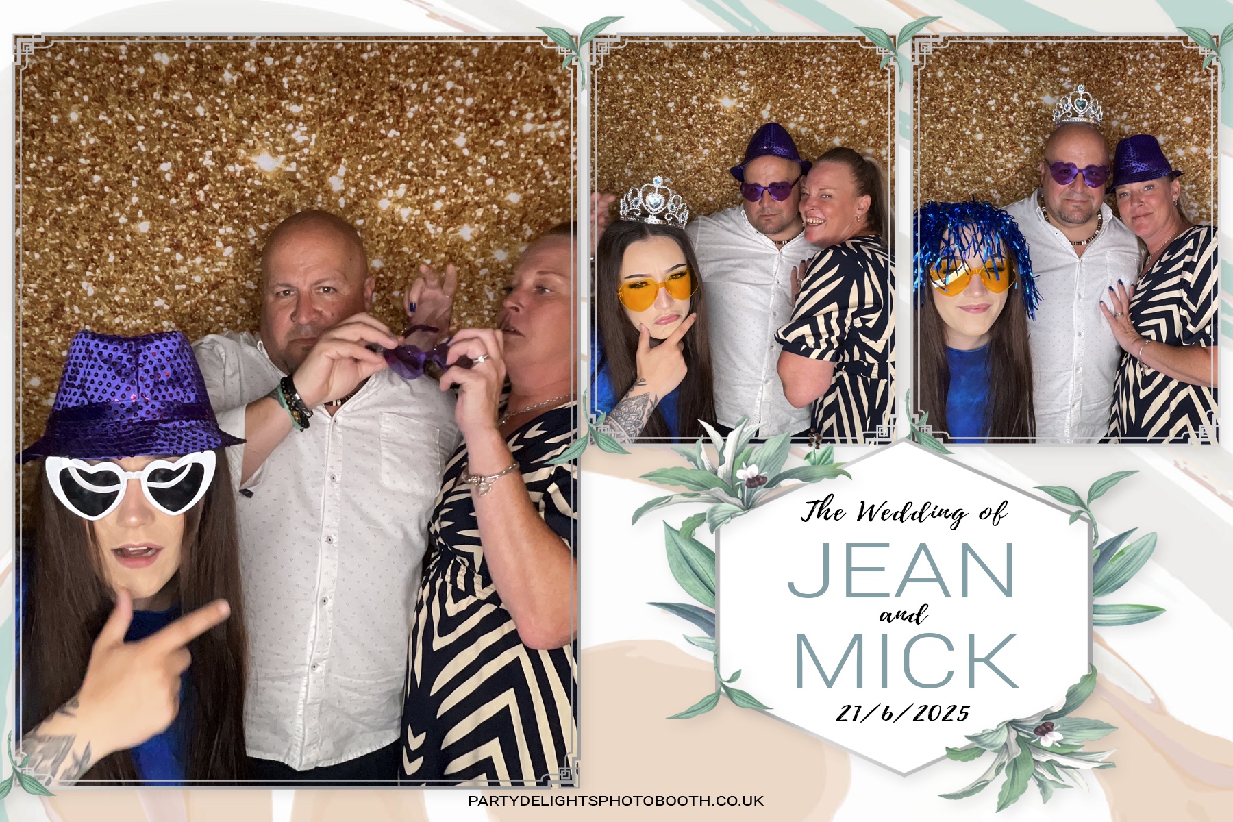 Jean and Mick’s wedding | View more photos from the event at gallery.partydelightsphotobooth.co.uk/u/PartyDelightsPhotoBooth/Jean-and-Mick’s-wedding