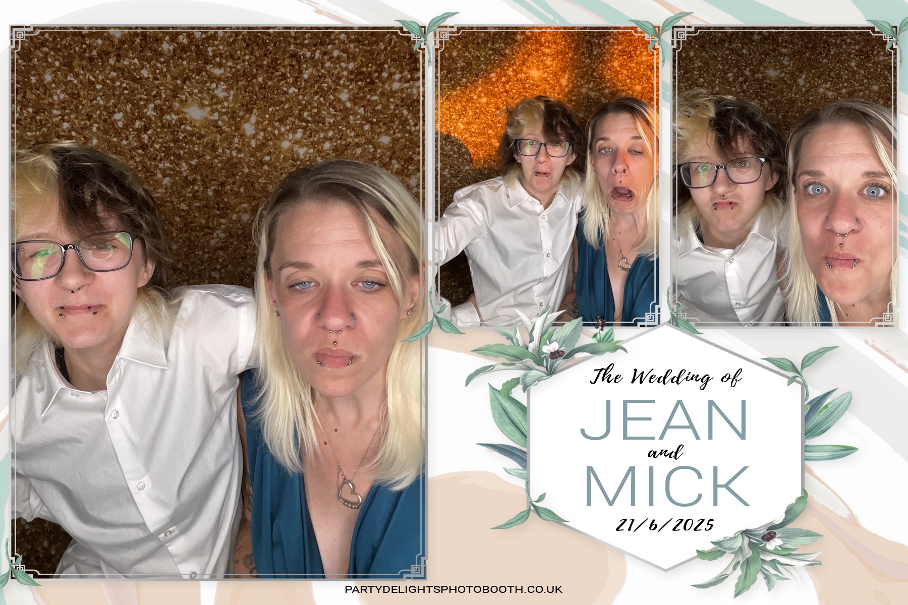 Jean and Mick’s wedding | View more photos from the event at gallery.partydelightsphotobooth.co.uk/u/PartyDelightsPhotoBooth/Jean-and-Mick’s-wedding