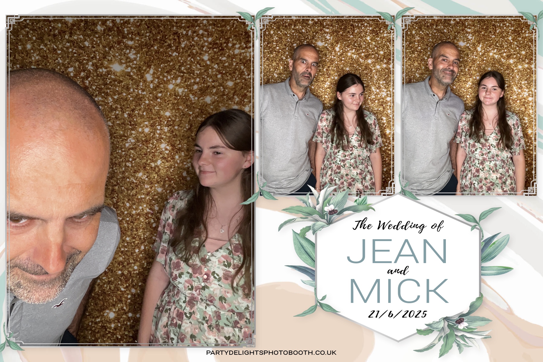 Jean and Mick’s wedding | View more photos from the event at gallery.partydelightsphotobooth.co.uk/u/PartyDelightsPhotoBooth/Jean-and-Mick’s-wedding