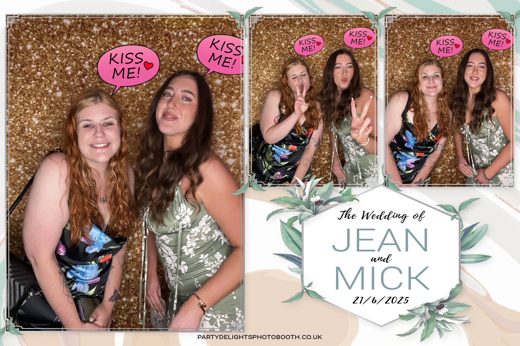 Jean and Mick’s wedding | View more photos from the event at gallery.partydelightsphotobooth.co.uk/u/PartyDelightsPhotoBooth/Jean-and-Mick’s-wedding