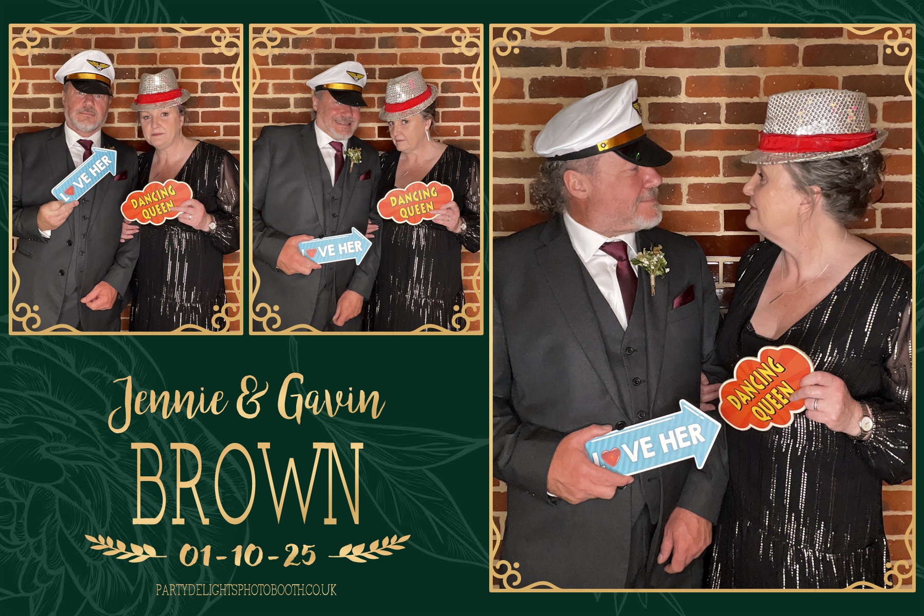 Jennie and Gavin's Wedding | View more photos from the event at gallery.partydelightsphotobooth.co.uk/u/PartyDelightsPhotoBooth/Jennie-and-Gavins-Wedding
