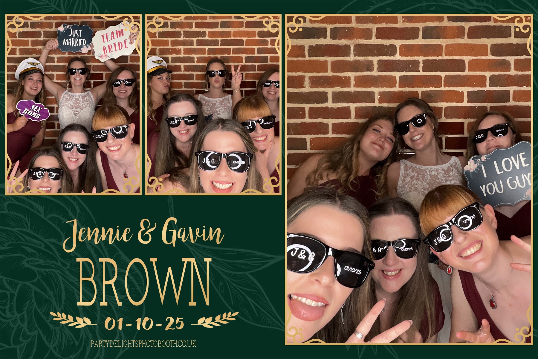 Jennie and Gavin's Wedding | View more photos from the event at gallery.partydelightsphotobooth.co.uk/u/PartyDelightsPhotoBooth/Jennie-and-Gavins-Wedding