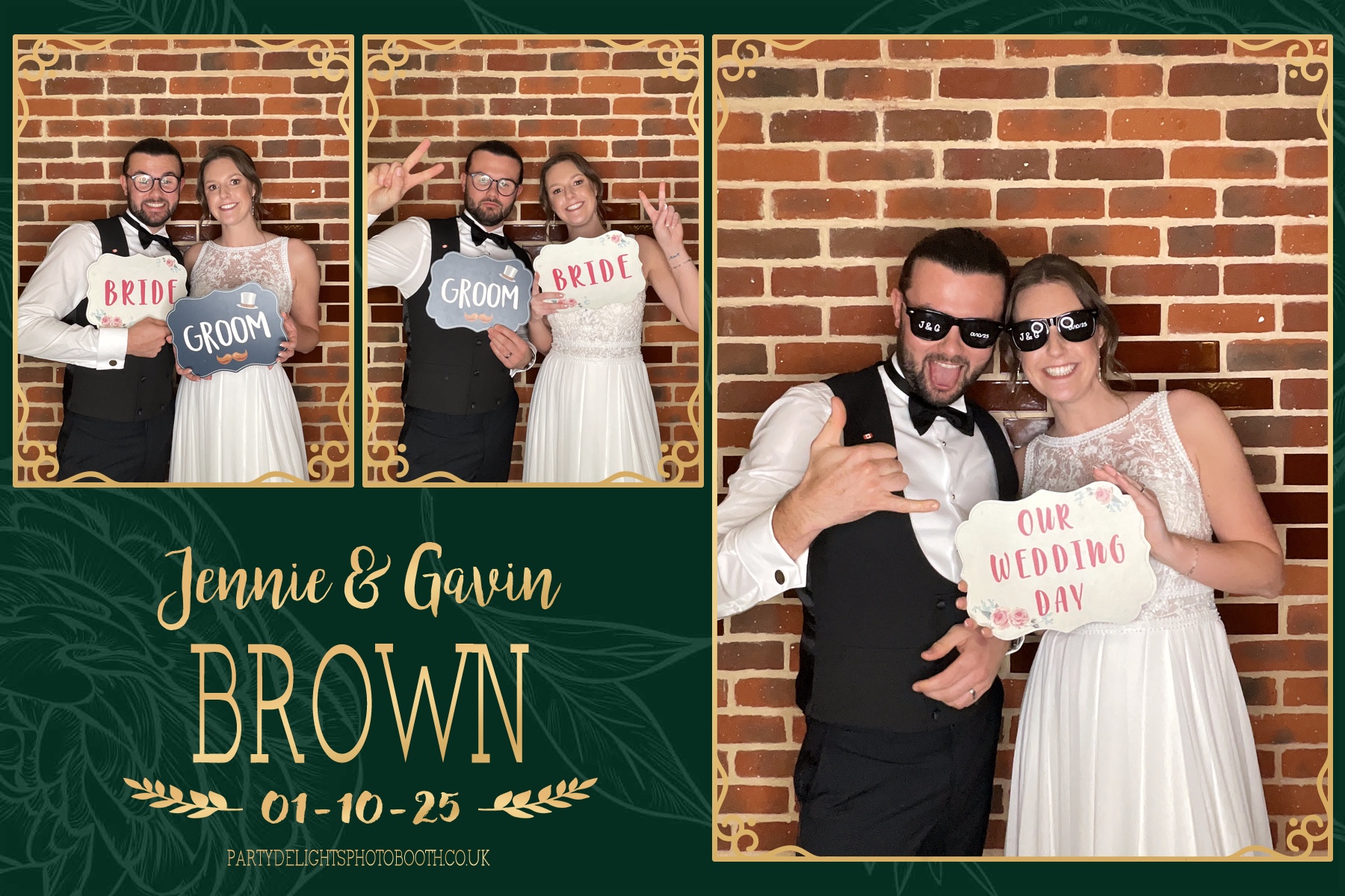 Jennie and Gavin's Wedding | View more photos from the event at gallery.partydelightsphotobooth.co.uk/u/PartyDelightsPhotoBooth/Jennie-and-Gavins-Wedding