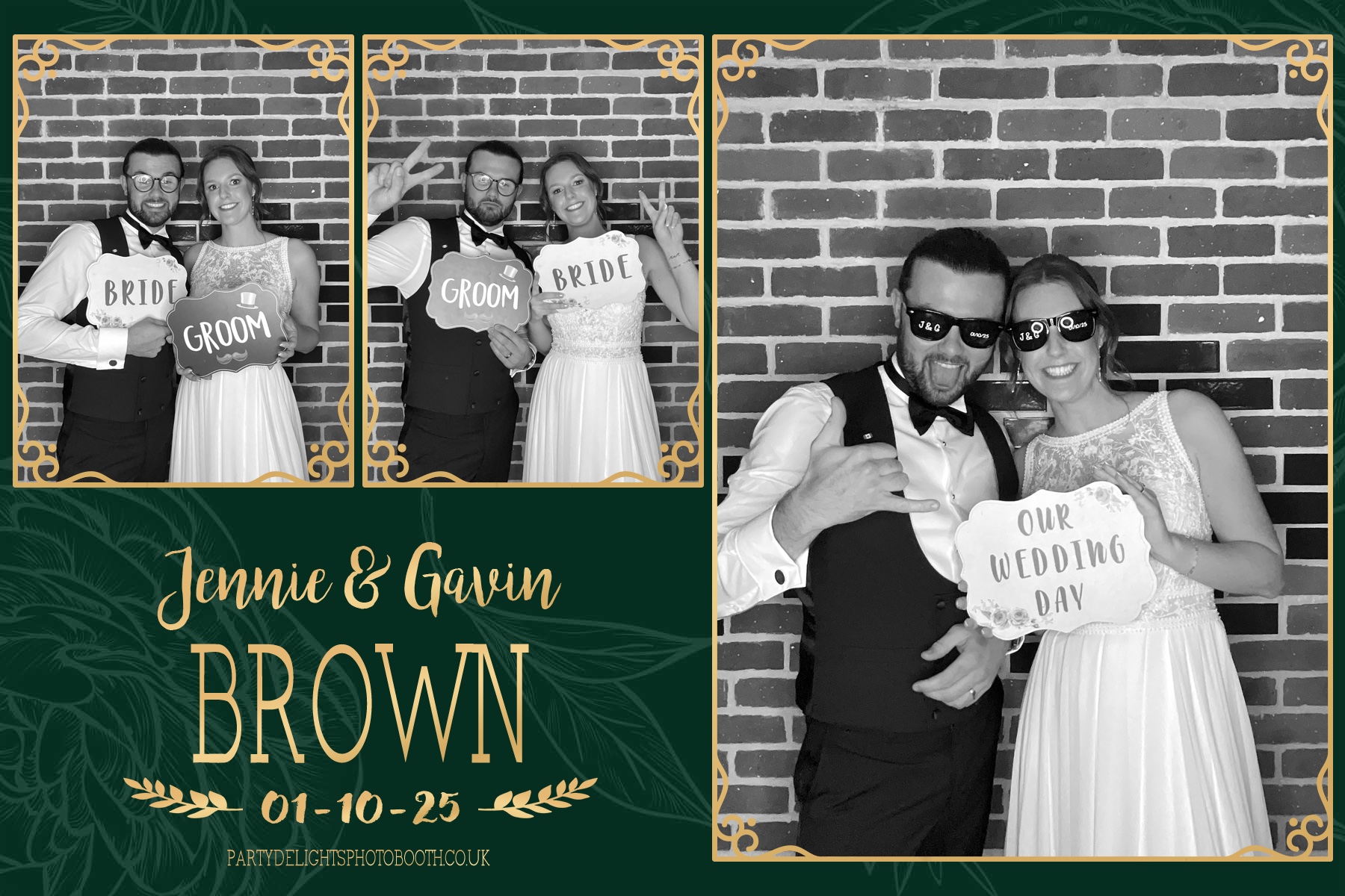 Jennie and Gavin's Wedding | View more photos from the event at gallery.partydelightsphotobooth.co.uk/u/PartyDelightsPhotoBooth/Jennie-and-Gavins-Wedding
