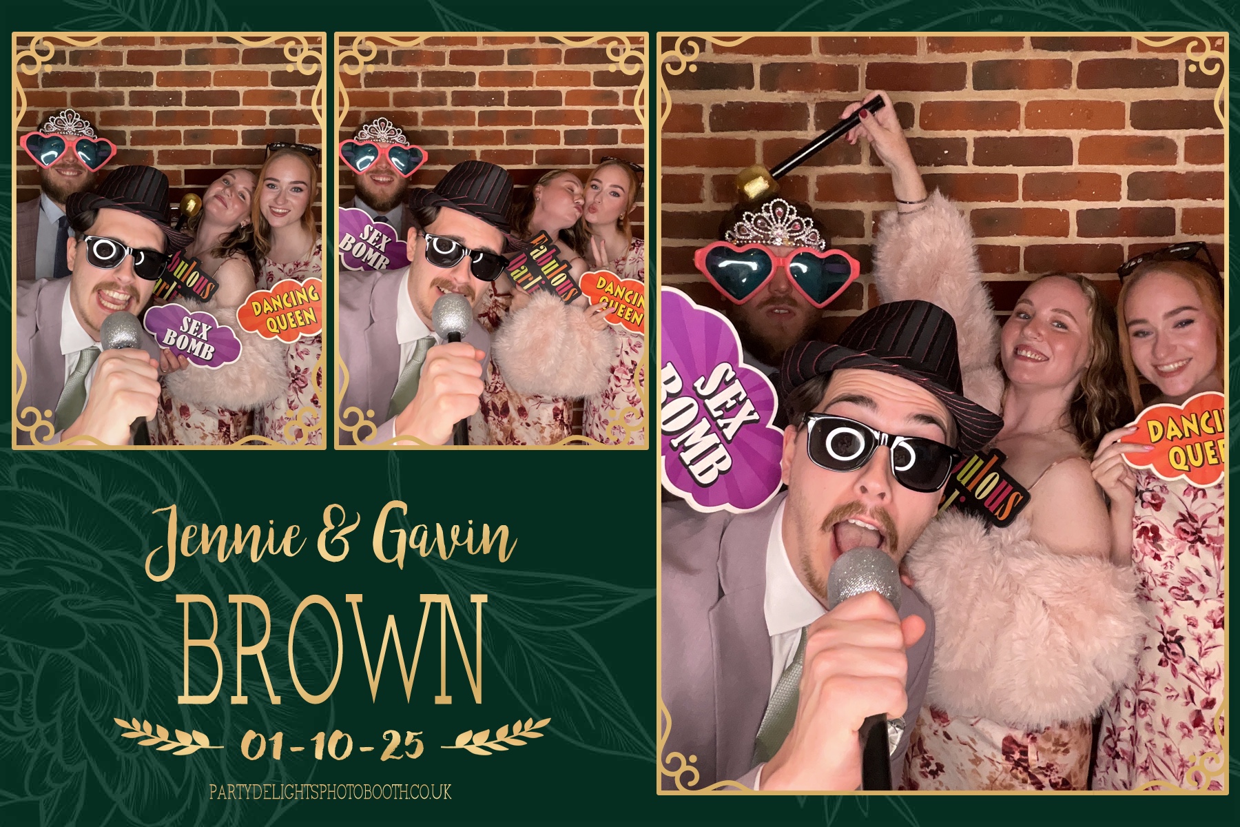 Jennie and Gavin's Wedding | View more photos from the event at gallery.partydelightsphotobooth.co.uk/u/PartyDelightsPhotoBooth/Jennie-and-Gavins-Wedding