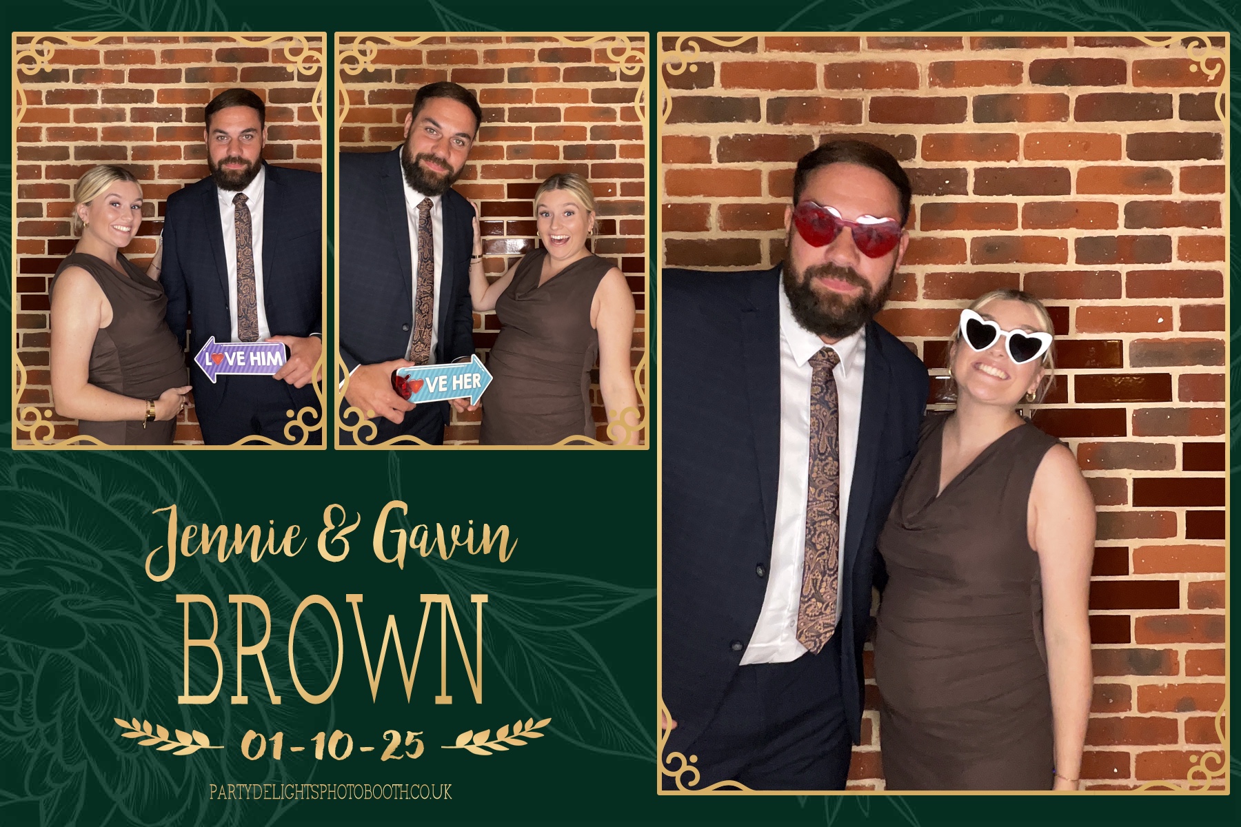 Jennie and Gavin's Wedding | View more photos from the event at gallery.partydelightsphotobooth.co.uk/u/PartyDelightsPhotoBooth/Jennie-and-Gavins-Wedding