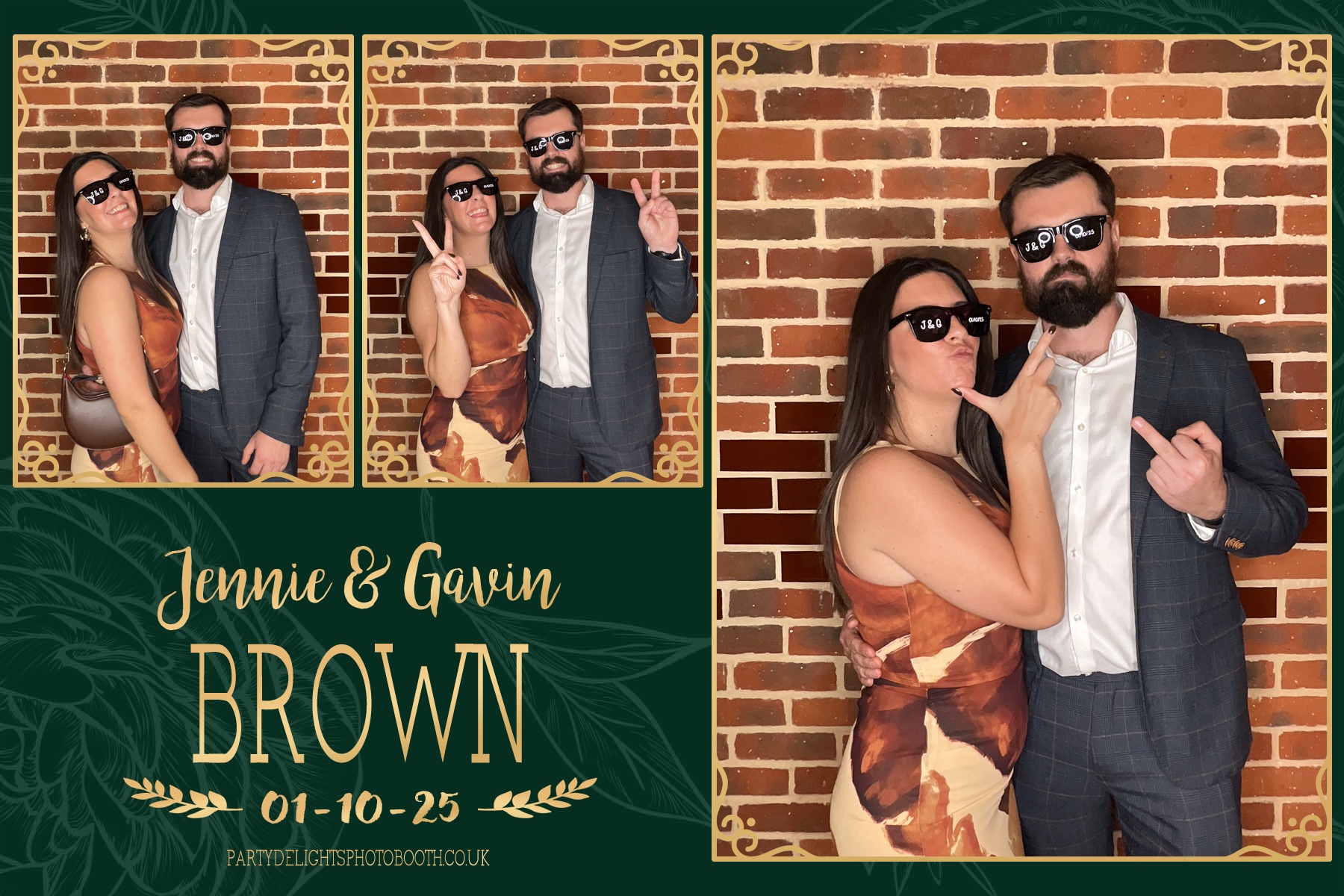 Jennie and Gavin's Wedding | View more photos from the event at gallery.partydelightsphotobooth.co.uk/u/PartyDelightsPhotoBooth/Jennie-and-Gavins-Wedding