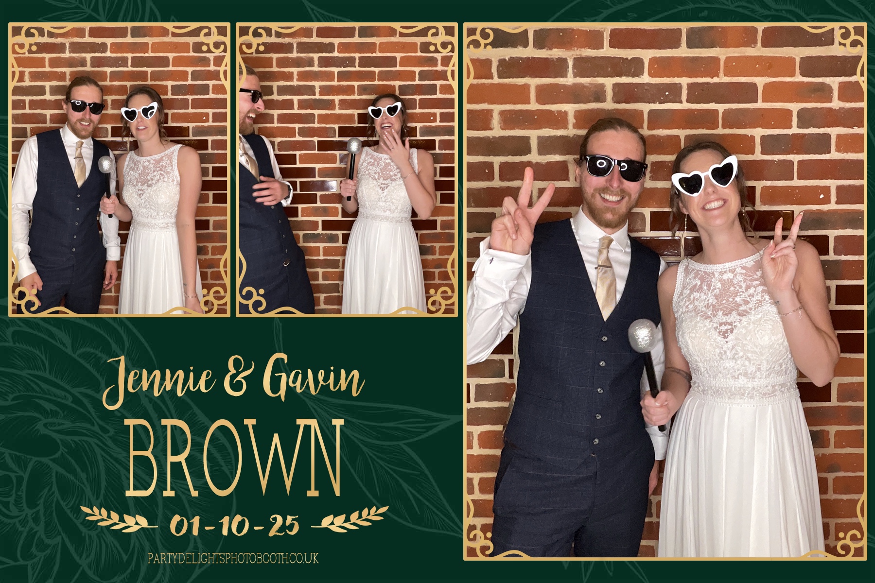 Jennie and Gavin's Wedding | View more photos from the event at gallery.partydelightsphotobooth.co.uk/u/PartyDelightsPhotoBooth/Jennie-and-Gavins-Wedding