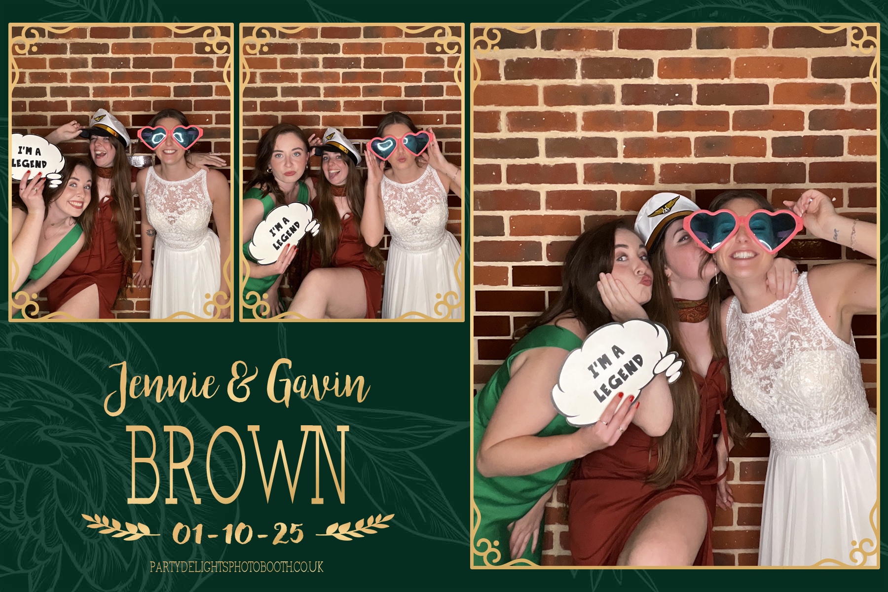 Jennie and Gavin's Wedding | View more photos from the event at gallery.partydelightsphotobooth.co.uk/u/PartyDelightsPhotoBooth/Jennie-and-Gavins-Wedding