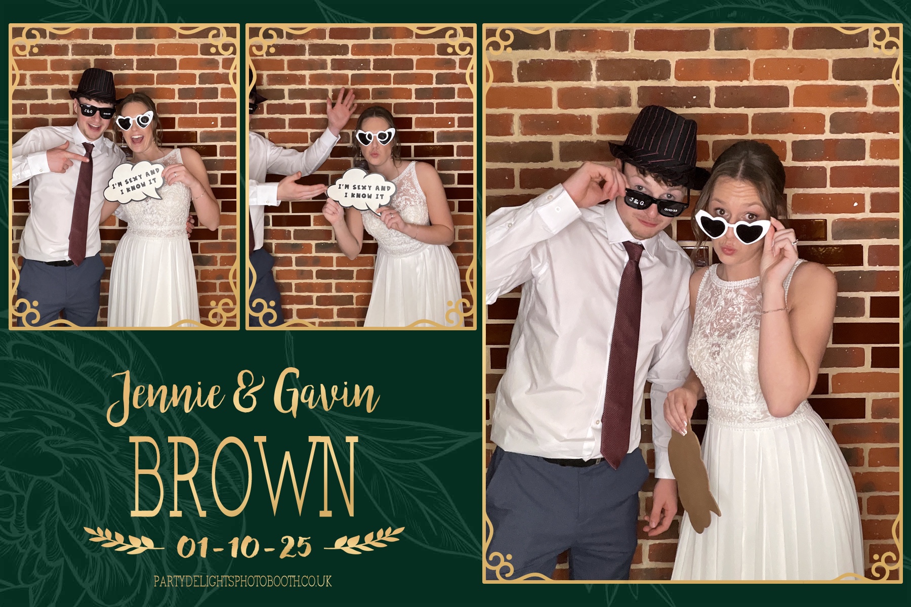 Jennie and Gavin's Wedding | View more photos from the event at gallery.partydelightsphotobooth.co.uk/u/PartyDelightsPhotoBooth/Jennie-and-Gavins-Wedding