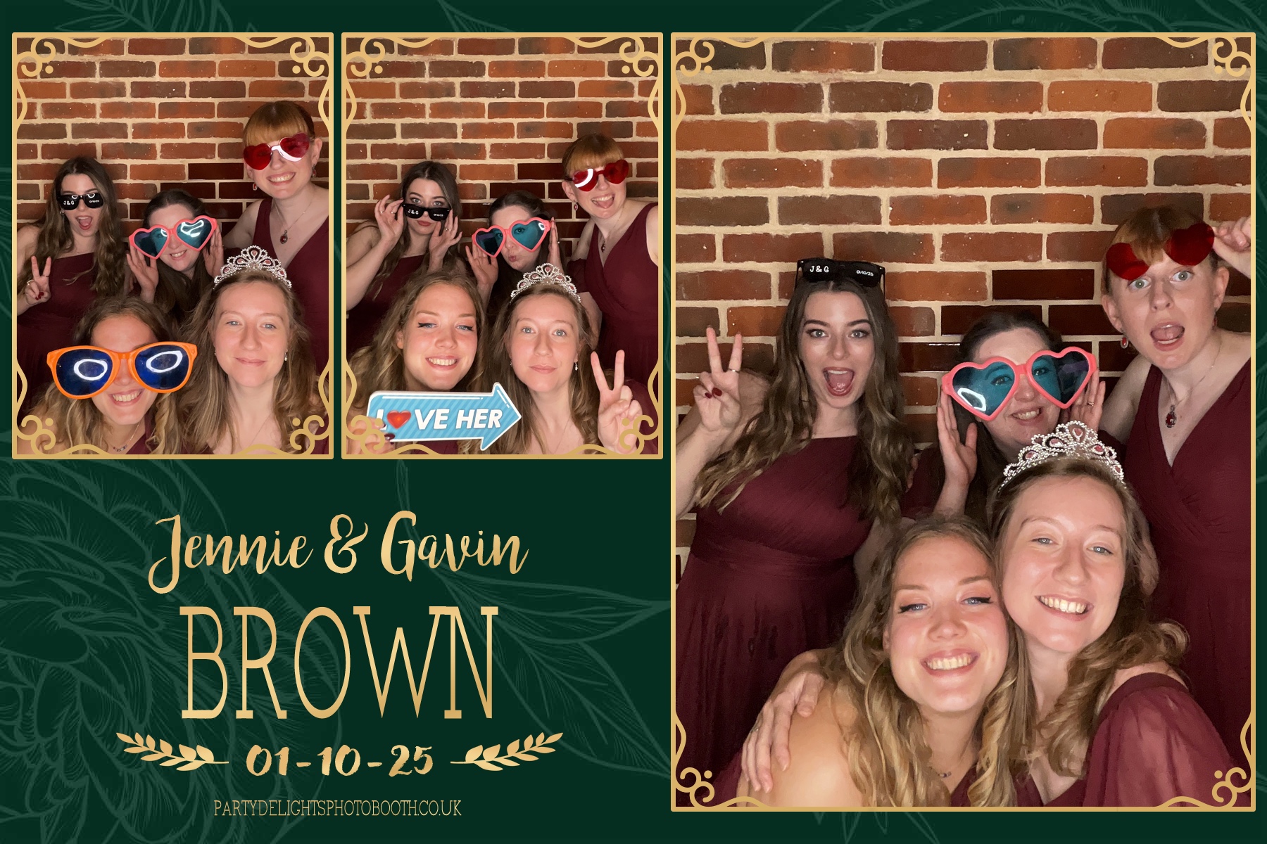 Jennie and Gavin's Wedding | View more photos from the event at gallery.partydelightsphotobooth.co.uk/u/PartyDelightsPhotoBooth/Jennie-and-Gavins-Wedding