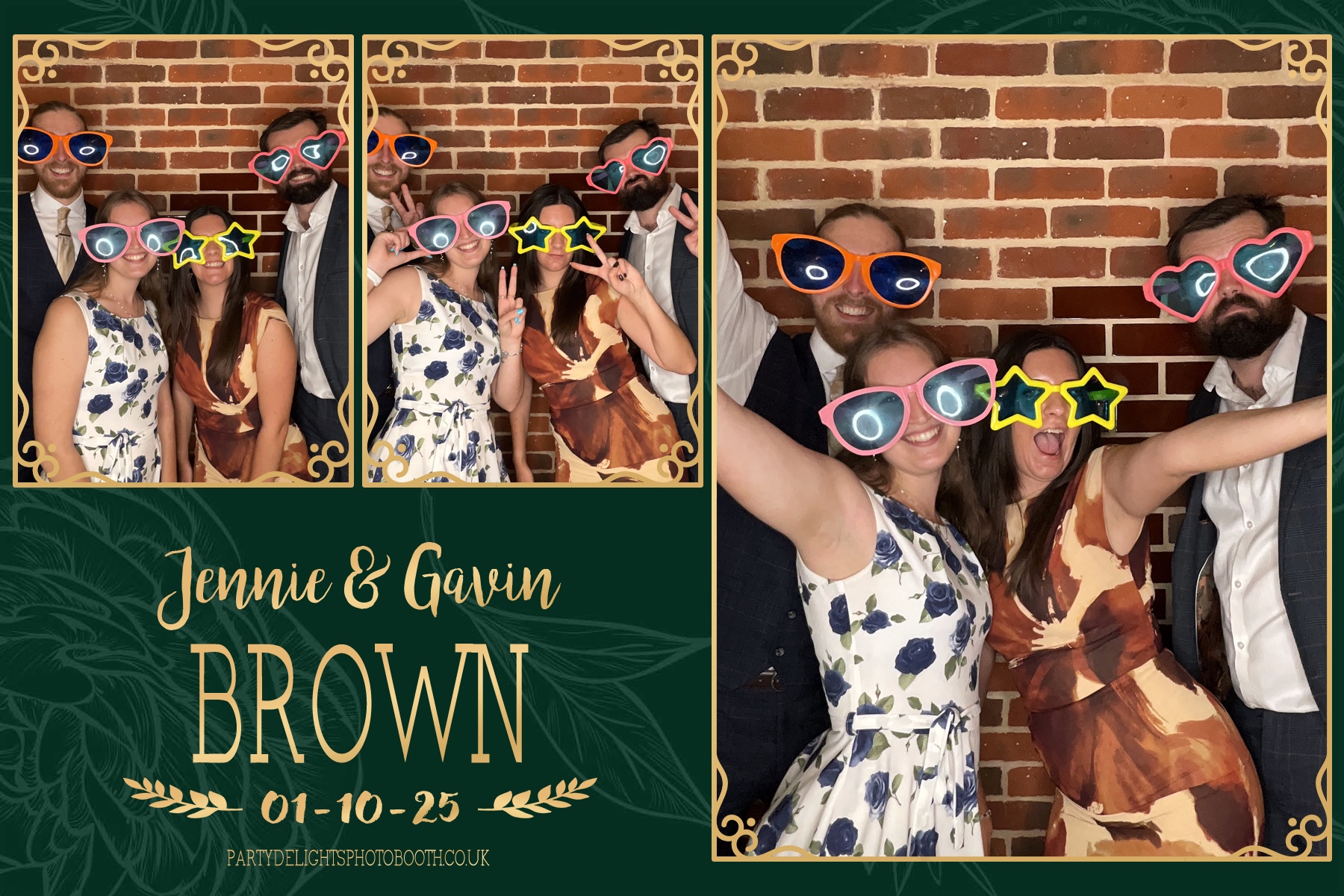 Jennie and Gavin's Wedding | View more photos from the event at gallery.partydelightsphotobooth.co.uk/u/PartyDelightsPhotoBooth/Jennie-and-Gavins-Wedding