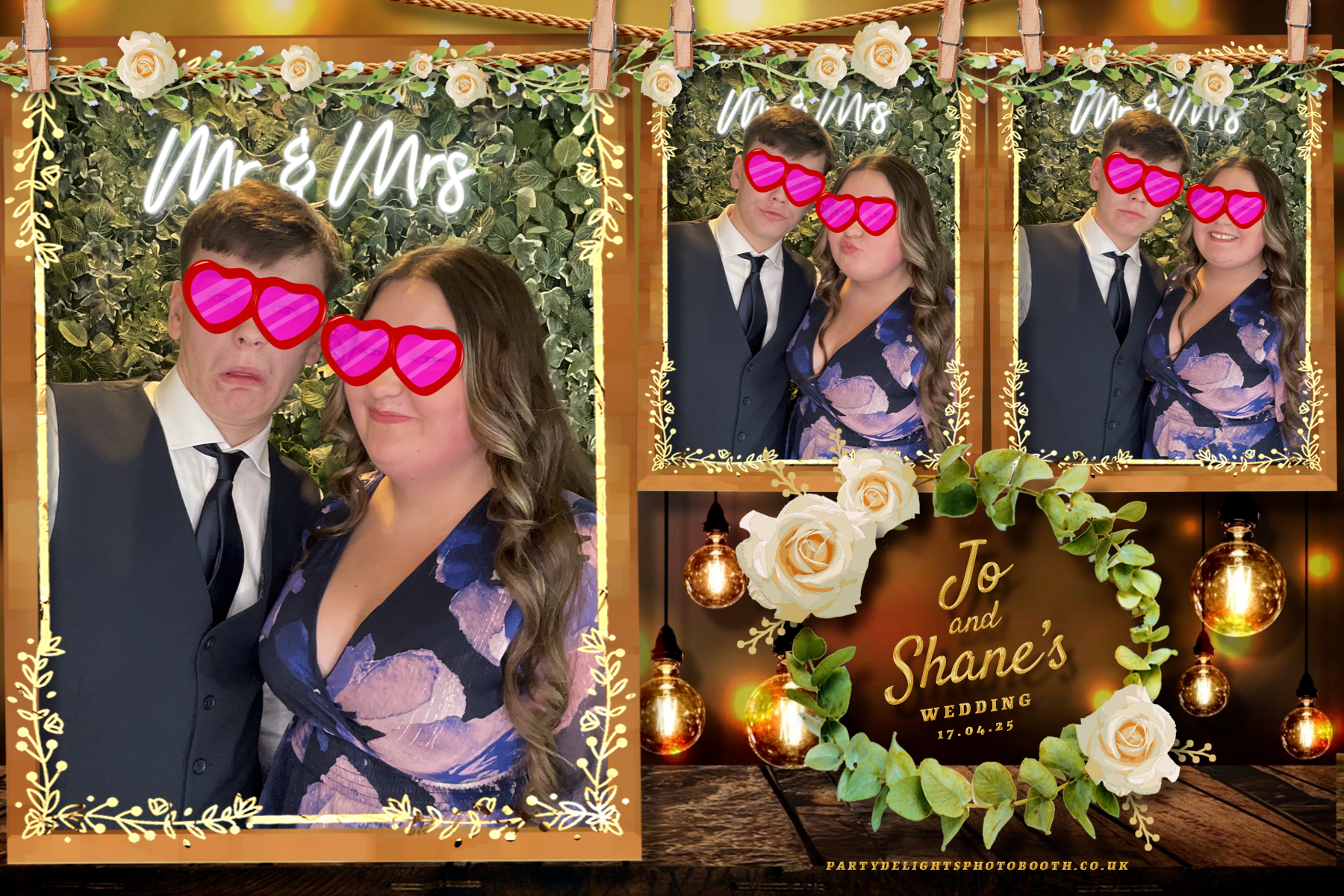 Joanne and Shane’s Wedding | View more photos from the event at gallery.partydelightsphotobooth.co.uk/u/PartyDelightsPhotoBooth/Joanne-and-Shane’s-Wedding