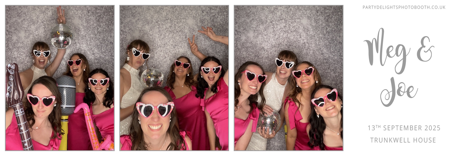 Joe and Megs Wedding | View more photos from the event at gallery.partydelightsphotobooth.co.uk/u/PartyDelightsPhotoBooth/Joe-and-Megs-Wedding