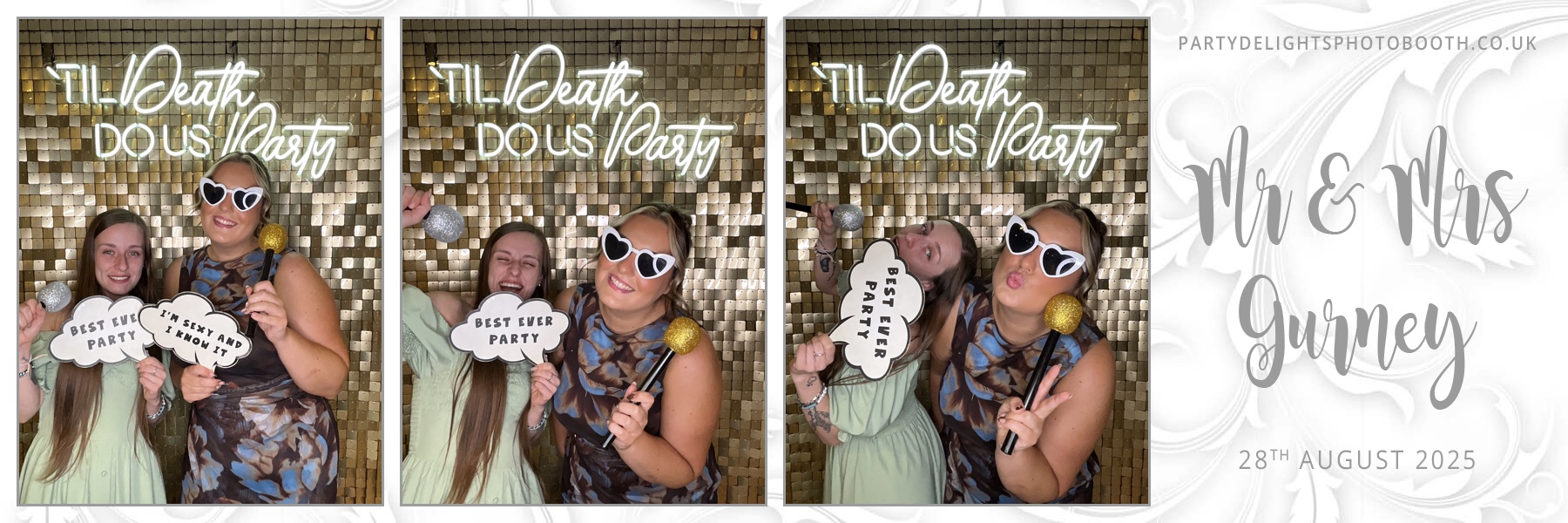 Johnie and Danielle’s wedding | View more photos from the event at gallery.partydelightsphotobooth.co.uk/u/PartyDelightsPhotoBooth/Johnie-and-Danielle’s-wedding