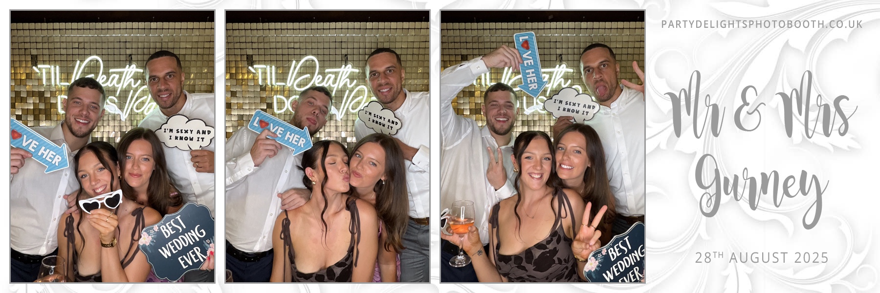 Johnie and Danielle’s wedding | View more photos from the event at gallery.partydelightsphotobooth.co.uk/u/PartyDelightsPhotoBooth/Johnie-and-Danielle’s-wedding