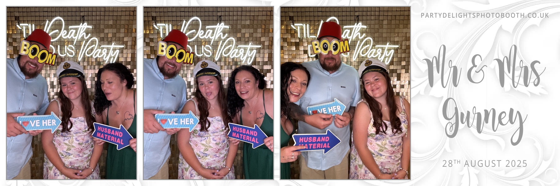 Johnie and Danielle’s wedding | View more photos from the event at gallery.partydelightsphotobooth.co.uk/u/PartyDelightsPhotoBooth/Johnie-and-Danielle’s-wedding