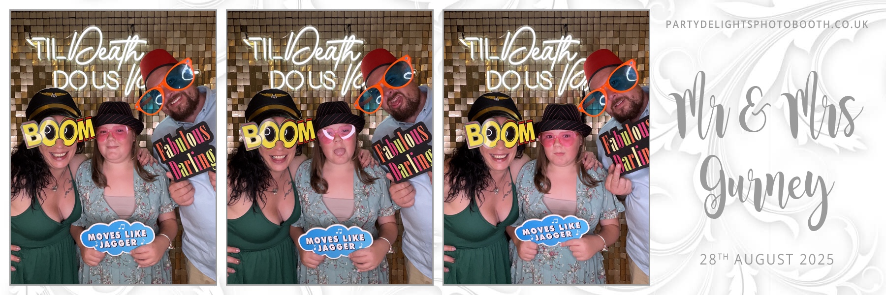 Johnie and Danielle’s wedding | View more photos from the event at gallery.partydelightsphotobooth.co.uk/u/PartyDelightsPhotoBooth/Johnie-and-Danielle’s-wedding