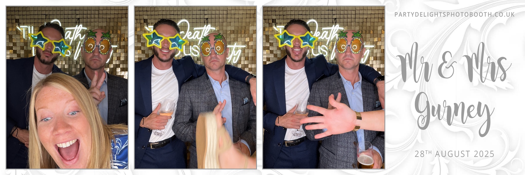 Johnie and Danielle’s wedding | View more photos from the event at gallery.partydelightsphotobooth.co.uk/u/PartyDelightsPhotoBooth/Johnie-and-Danielle’s-wedding