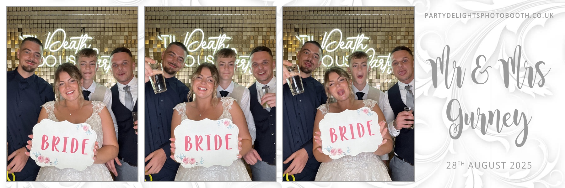 Johnie and Danielle’s wedding | View more photos from the event at gallery.partydelightsphotobooth.co.uk/u/PartyDelightsPhotoBooth/Johnie-and-Danielle’s-wedding