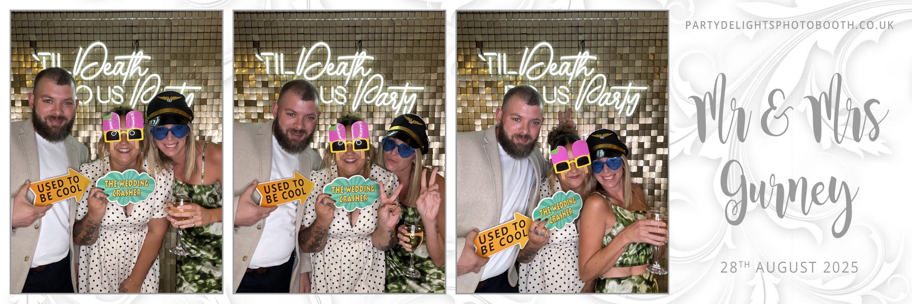 Johnie and Danielle’s wedding | View more photos from the event at gallery.partydelightsphotobooth.co.uk/u/PartyDelightsPhotoBooth/Johnie-and-Danielle’s-wedding