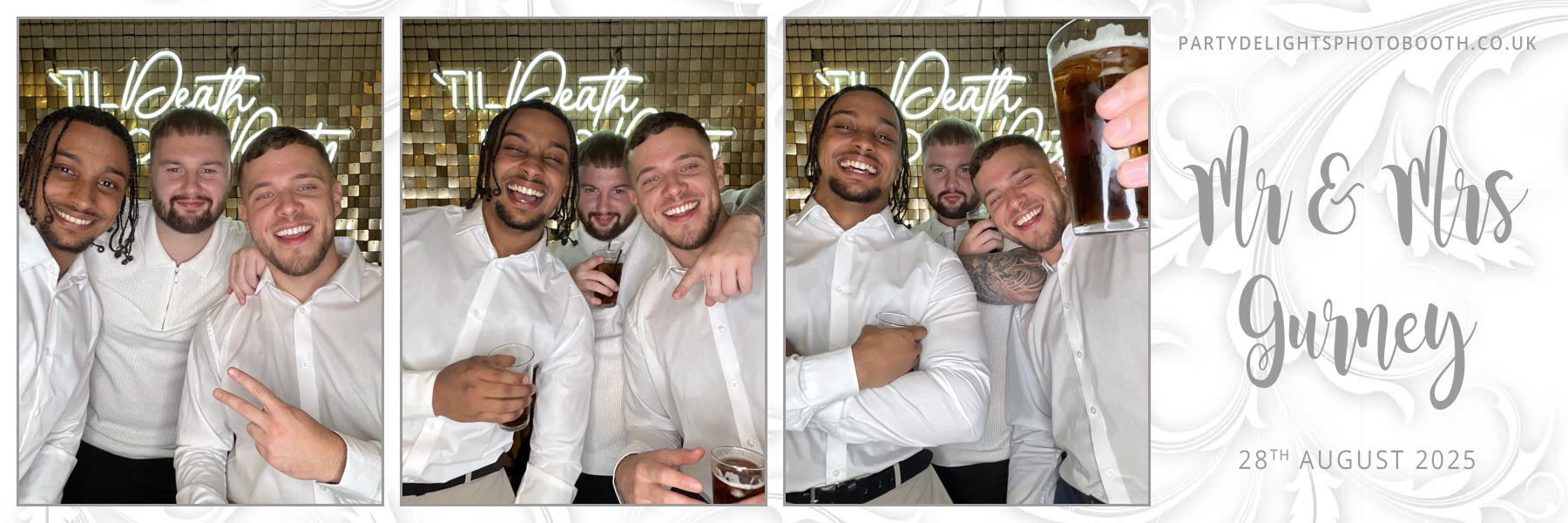 Johnie and Danielle’s wedding | View more photos from the event at gallery.partydelightsphotobooth.co.uk/u/PartyDelightsPhotoBooth/Johnie-and-Danielle’s-wedding