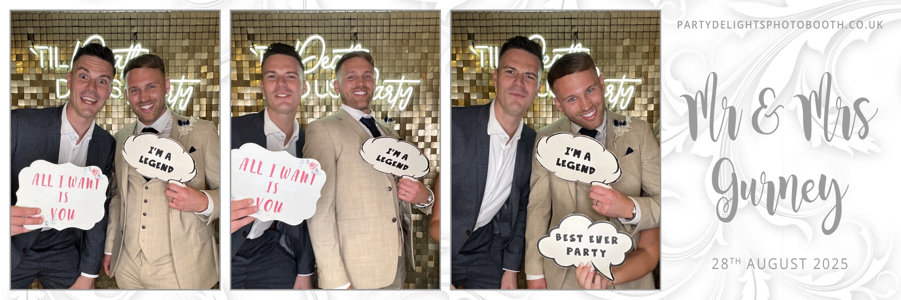 Johnie and Danielle’s wedding | View more photos from the event at gallery.partydelightsphotobooth.co.uk/u/PartyDelightsPhotoBooth/Johnie-and-Danielle’s-wedding