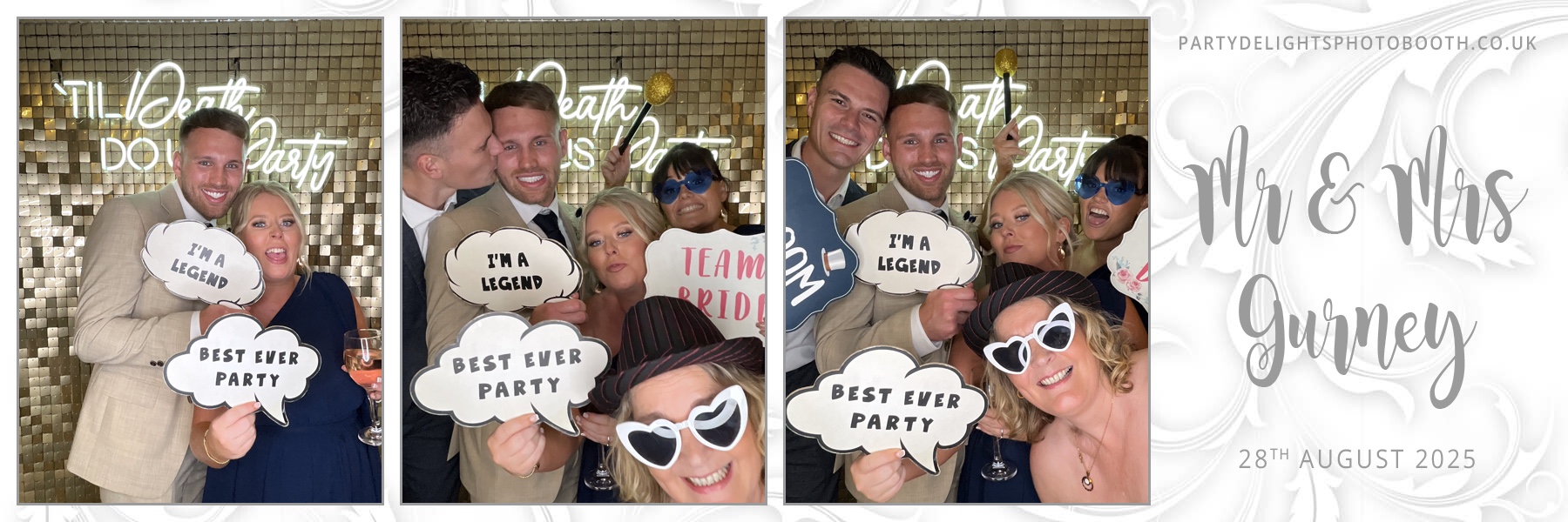 Johnie and Danielle’s wedding | View more photos from the event at gallery.partydelightsphotobooth.co.uk/u/PartyDelightsPhotoBooth/Johnie-and-Danielle’s-wedding