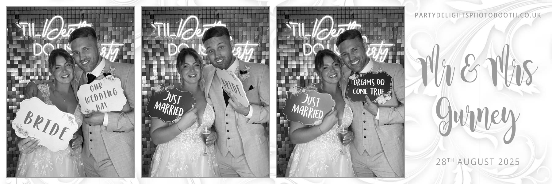 Johnie and Danielle’s wedding | View more photos from the event at gallery.partydelightsphotobooth.co.uk/u/PartyDelightsPhotoBooth/Johnie-and-Danielle’s-wedding