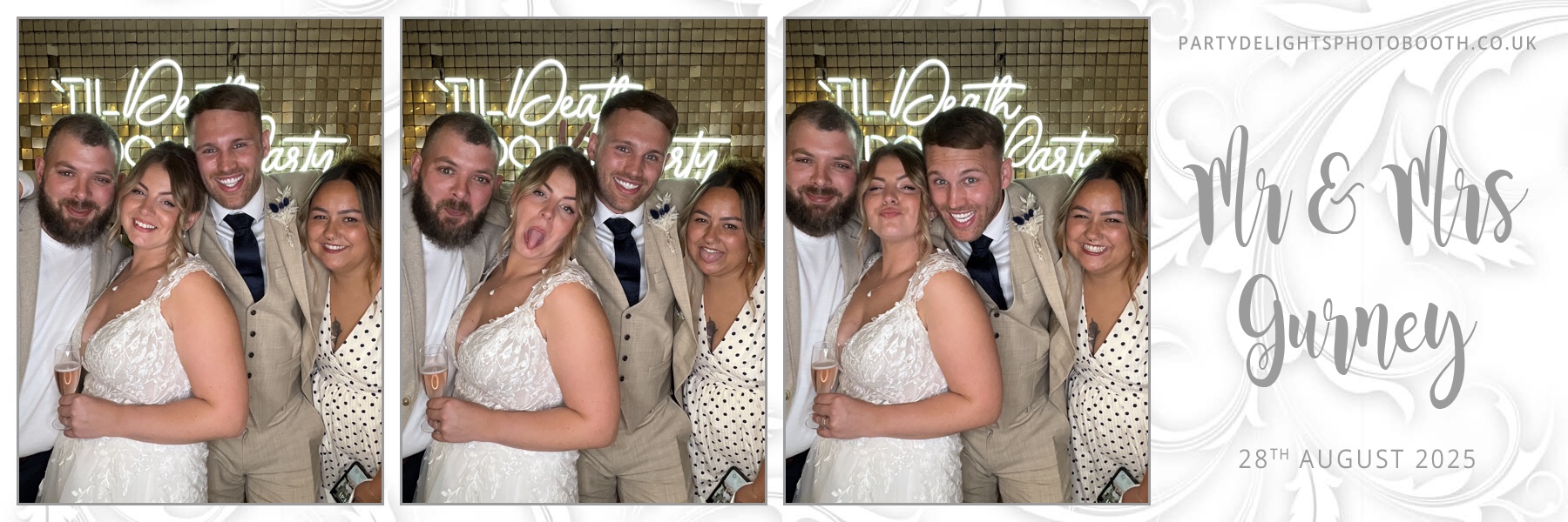 Johnie and Danielle’s wedding | View more photos from the event at gallery.partydelightsphotobooth.co.uk/u/PartyDelightsPhotoBooth/Johnie-and-Danielle’s-wedding