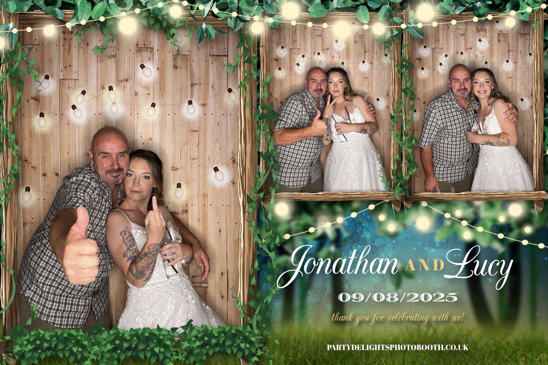 Jonny and Lucy’s Wedding | View more photos from the event at gallery.partydelightsphotobooth.co.uk/u/PartyDelightsPhotoBooth/Jonny-and-Lucy’s-Wedding