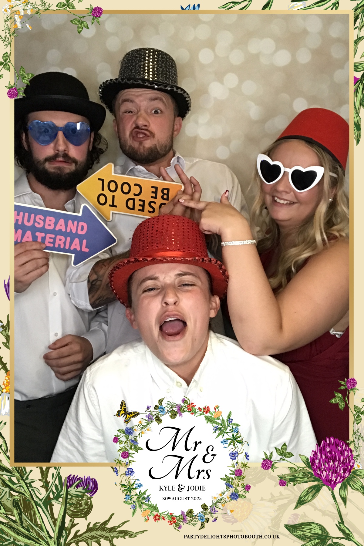 Kyle and Jodies Wedding | View more photos from the event at gallery.partydelightsphotobooth.co.uk/u/PartyDelightsPhotoBooth/Kyle-and-Jodies-Wedding