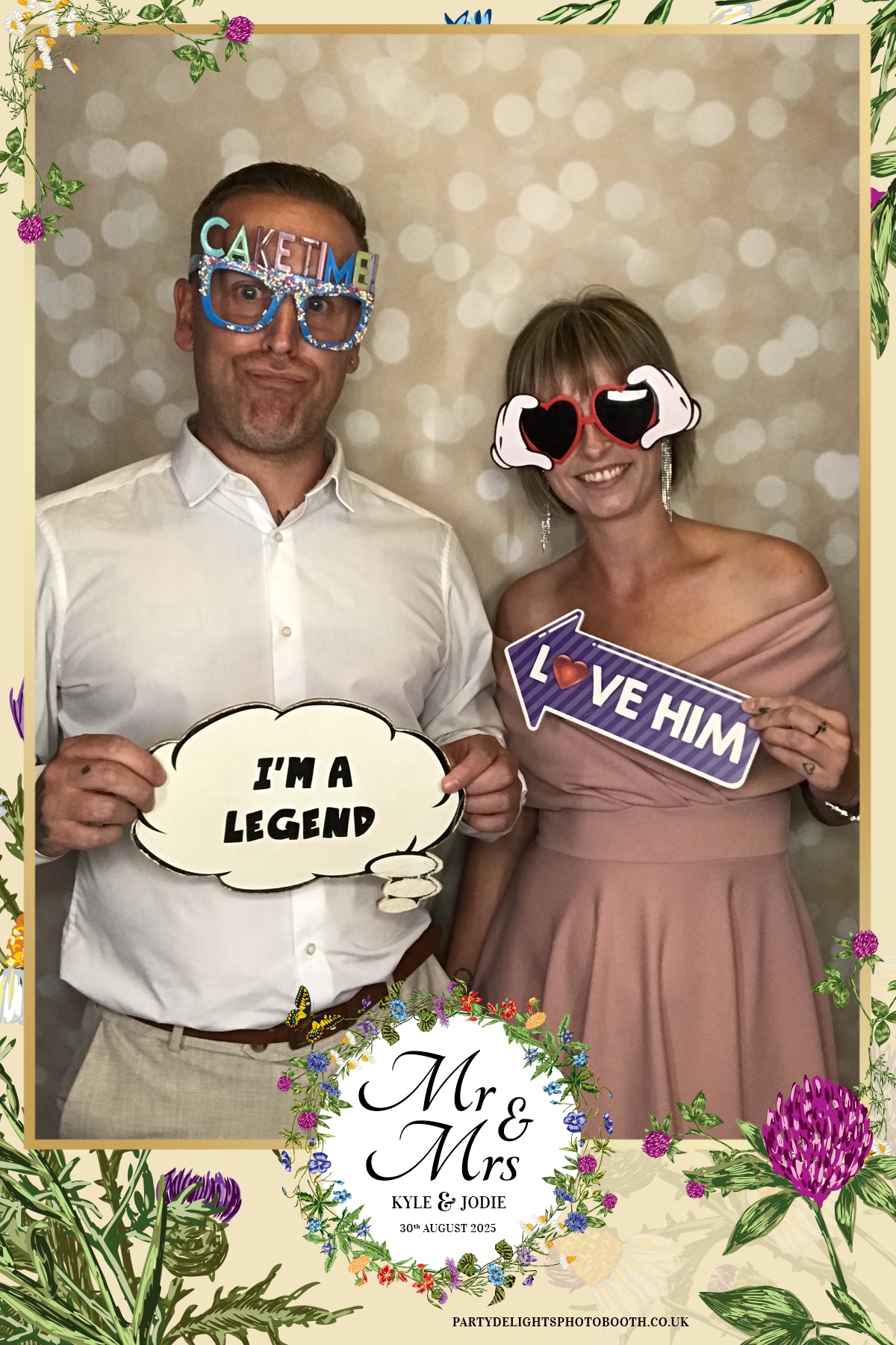 Kyle and Jodies Wedding | View more photos from the event at gallery.partydelightsphotobooth.co.uk/u/PartyDelightsPhotoBooth/Kyle-and-Jodies-Wedding