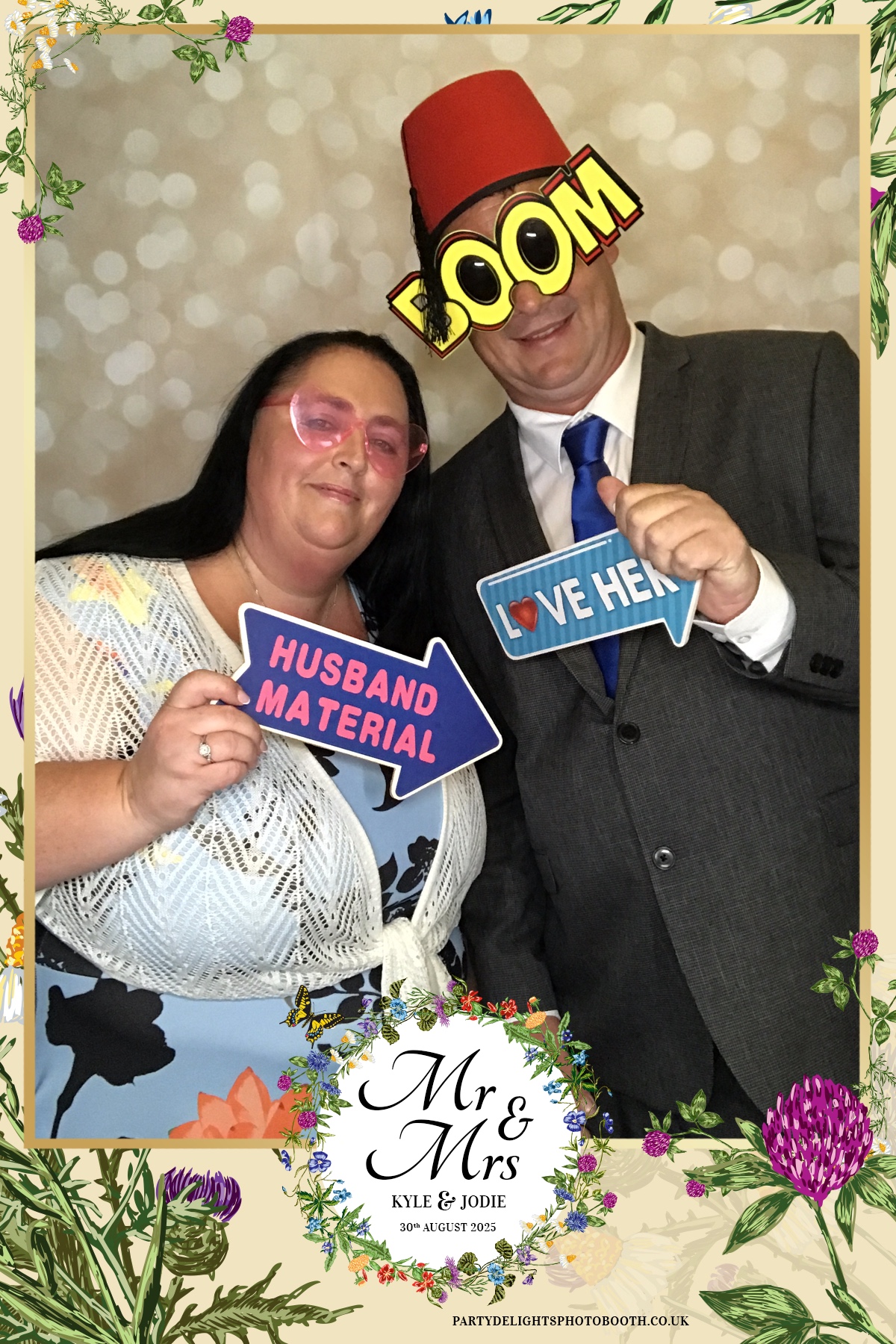 Kyle and Jodies Wedding | View more photos from the event at gallery.partydelightsphotobooth.co.uk/u/PartyDelightsPhotoBooth/Kyle-and-Jodies-Wedding