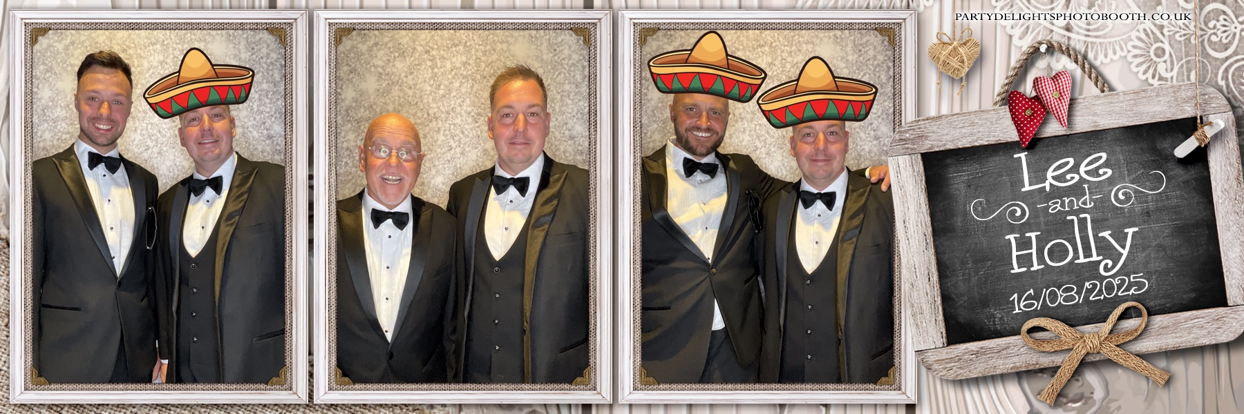 Lee & Holly's Wedding | View more photos from the event at gallery.partydelightsphotobooth.co.uk/u/PartyDelightsPhotoBooth/Lee-Hollys-Wedding