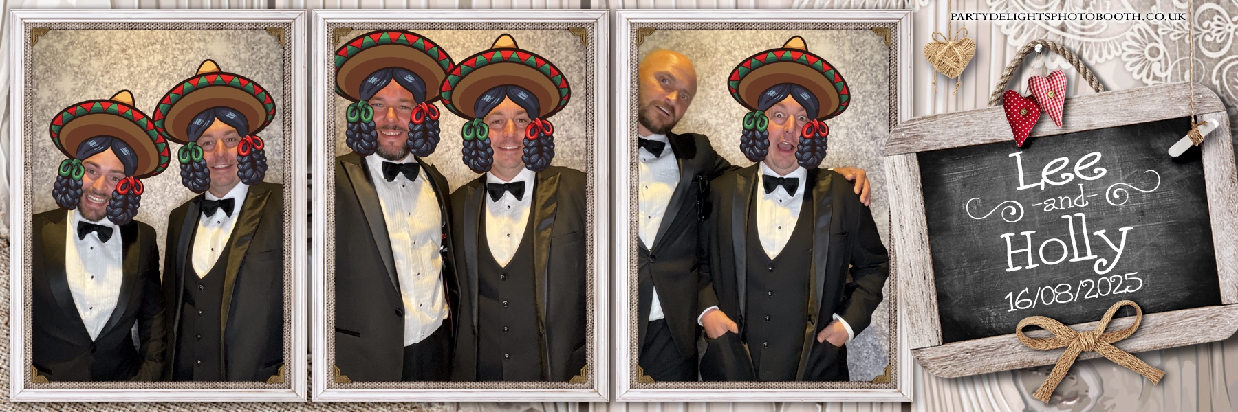 Lee & Holly's Wedding | View more photos from the event at gallery.partydelightsphotobooth.co.uk/u/PartyDelightsPhotoBooth/Lee-Hollys-Wedding