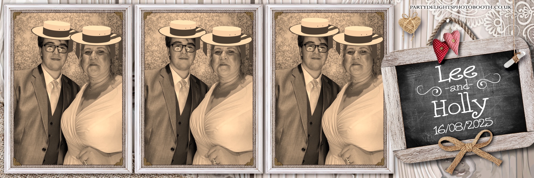 Lee & Holly's Wedding | View more photos from the event at gallery.partydelightsphotobooth.co.uk/u/PartyDelightsPhotoBooth/Lee-Hollys-Wedding