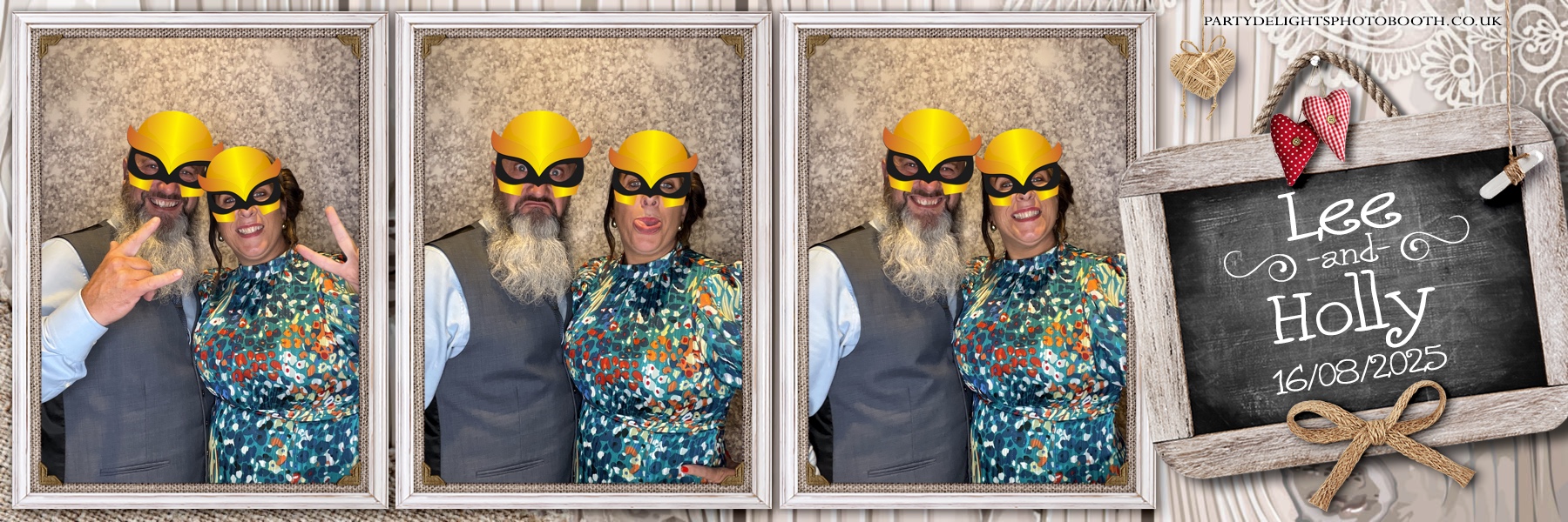 Lee & Holly's Wedding | View more photos from the event at gallery.partydelightsphotobooth.co.uk/u/PartyDelightsPhotoBooth/Lee-Hollys-Wedding