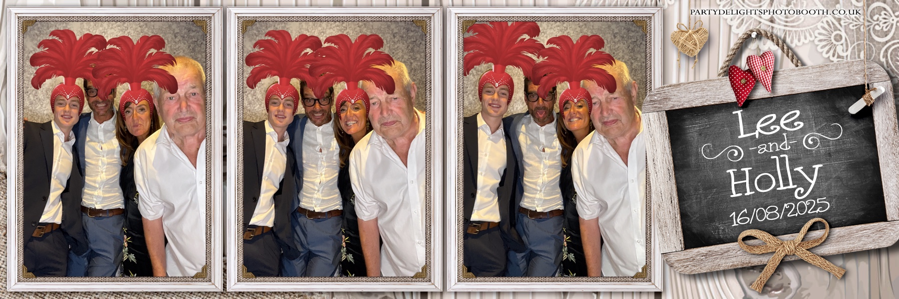 Lee & Holly's Wedding | View more photos from the event at gallery.partydelightsphotobooth.co.uk/u/PartyDelightsPhotoBooth/Lee-Hollys-Wedding